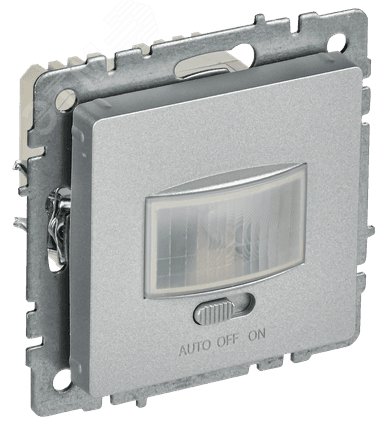 Изображение товара Датчик движения BRITE ДС10-1-БрА алюминий IEK 220 В IP20 скрытый монтаж