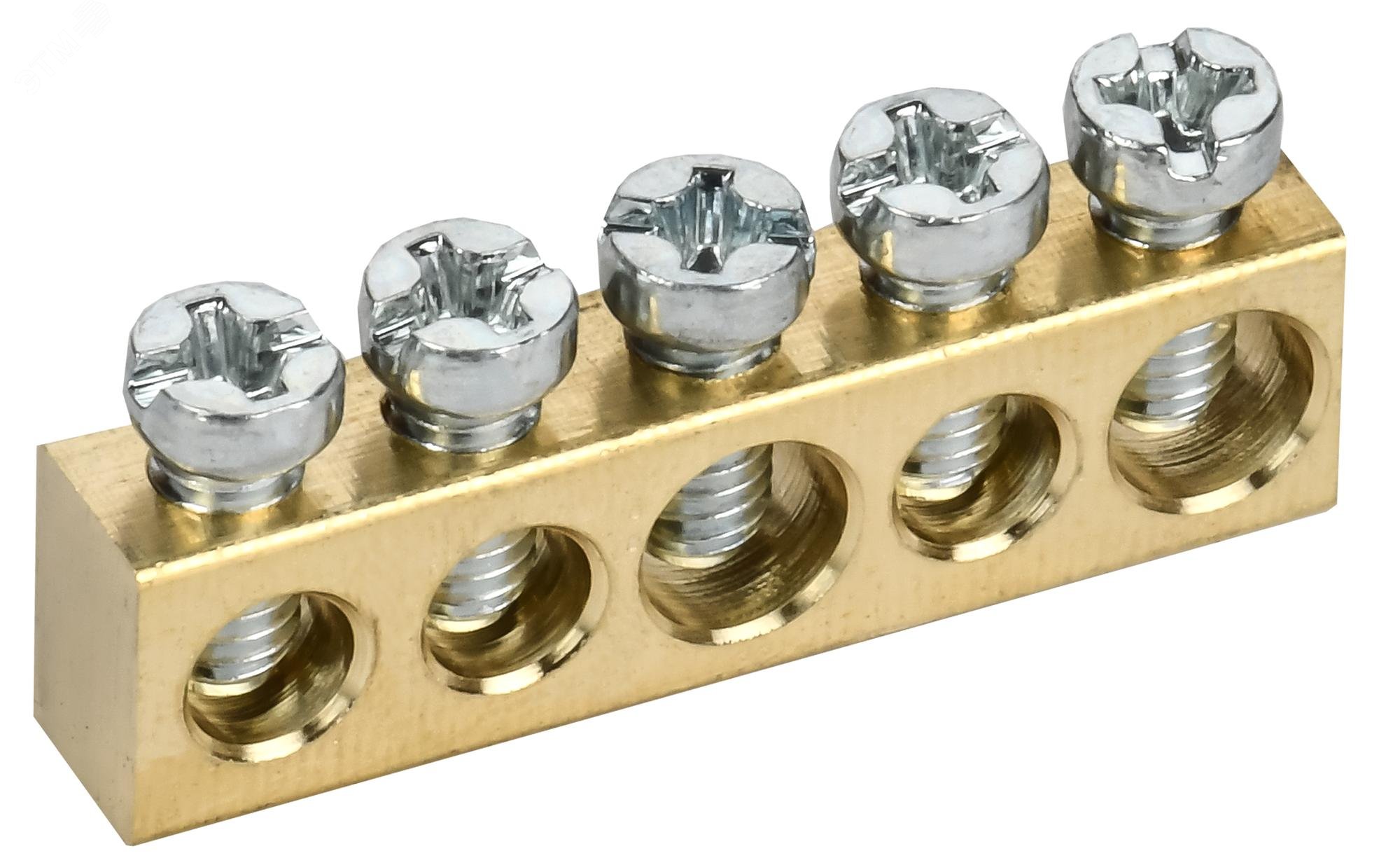 Изображение товара Шина нулевая сечение 6х9 5 отв. IEK для пластиковых корпусов