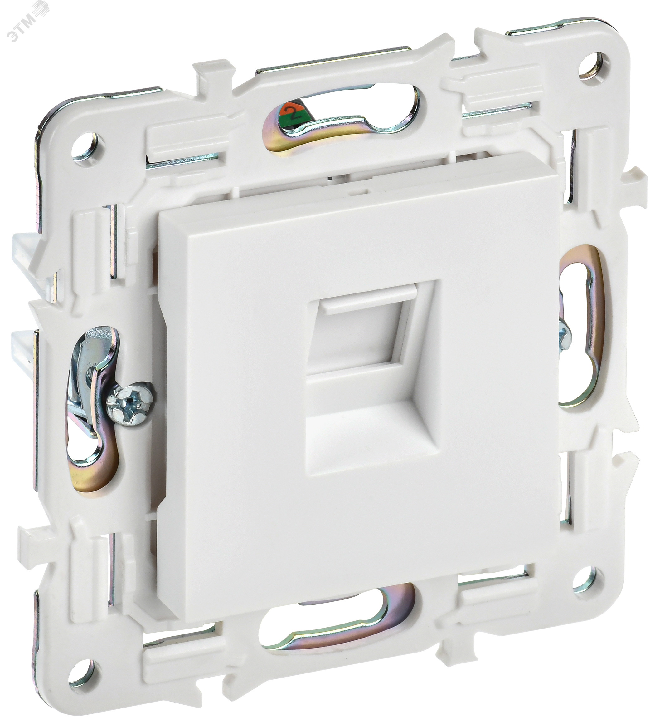 Изображение товара Розетка RJ45 SKANDY для компьютерных сетей белая IEK