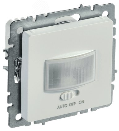 Изображение товара Датчик движения IEK серии BRITE, скрытый монтаж, IP20, 6 м 160 градусов жемчуг