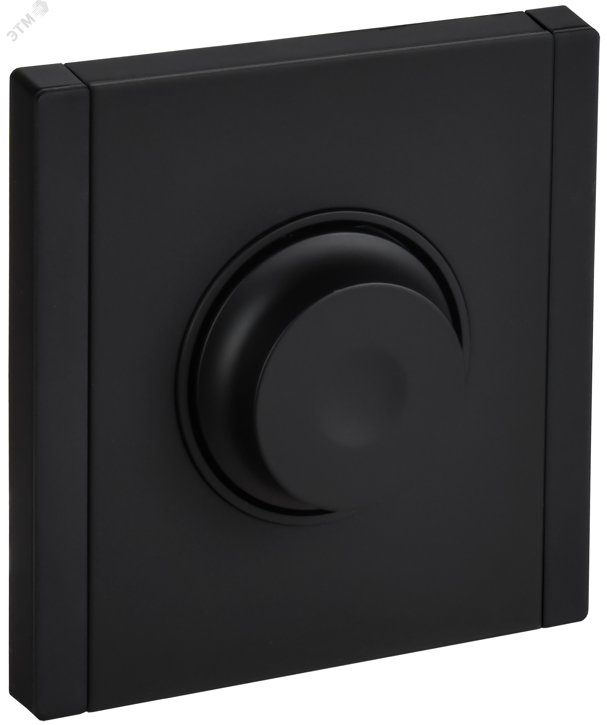 Изображение товара Светорегулятор поворотно-нажимной 600Вт IEK серия FORTE&PIANO черный