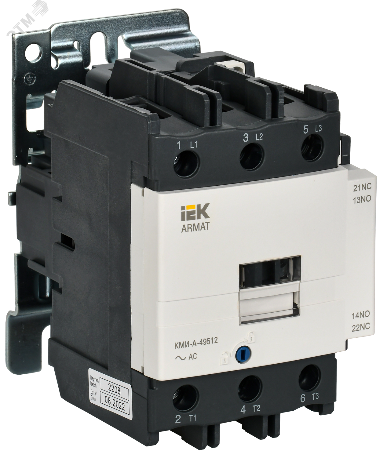 Изображение товара Контактор КМИ-А-49512 LC1D 95А 24В/АС3 для автоматизации и управления электросетями