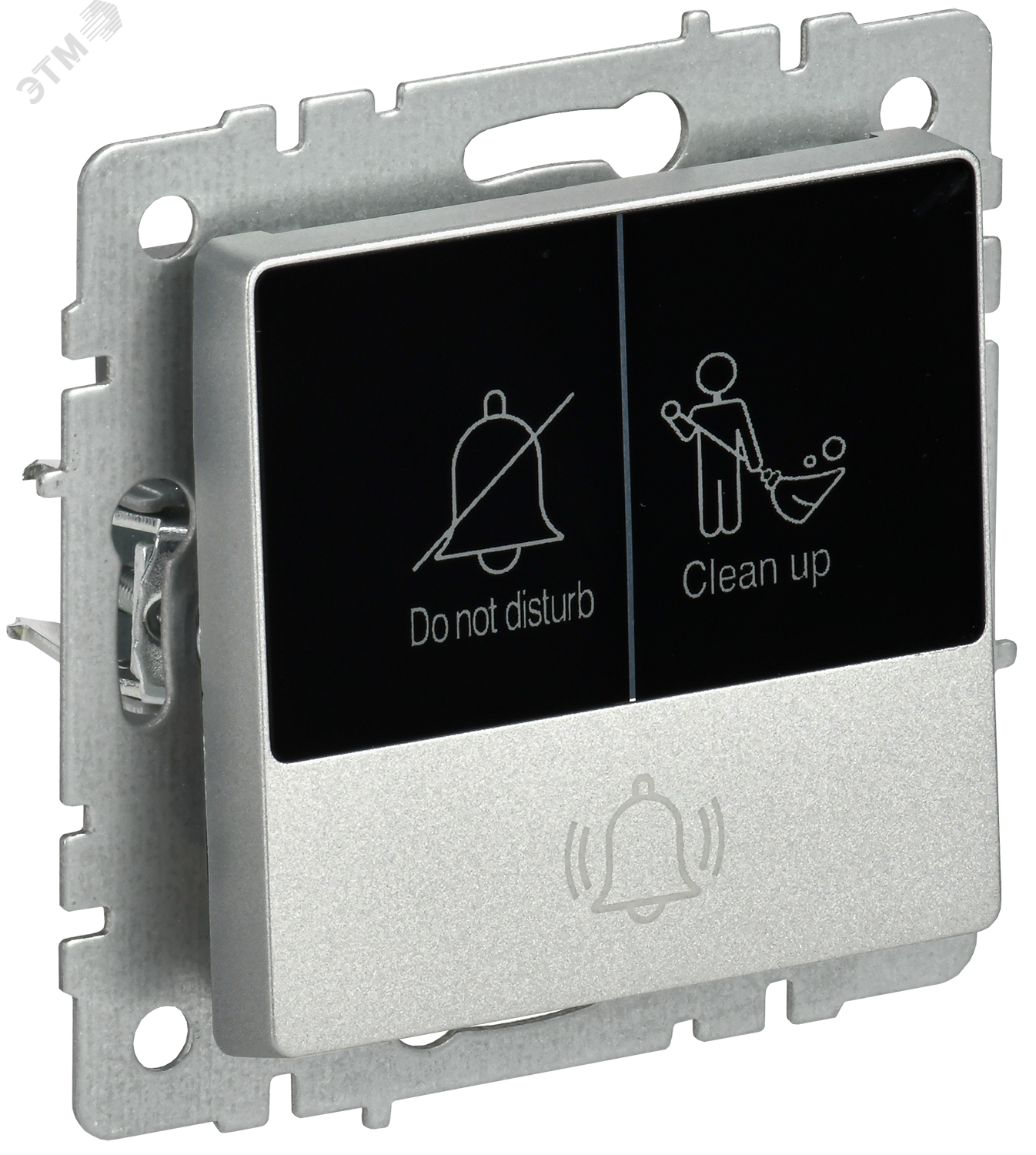 Изображение товара Кнопка звонка с индикацией серии BRITE IEK 220 В алюминий компактная