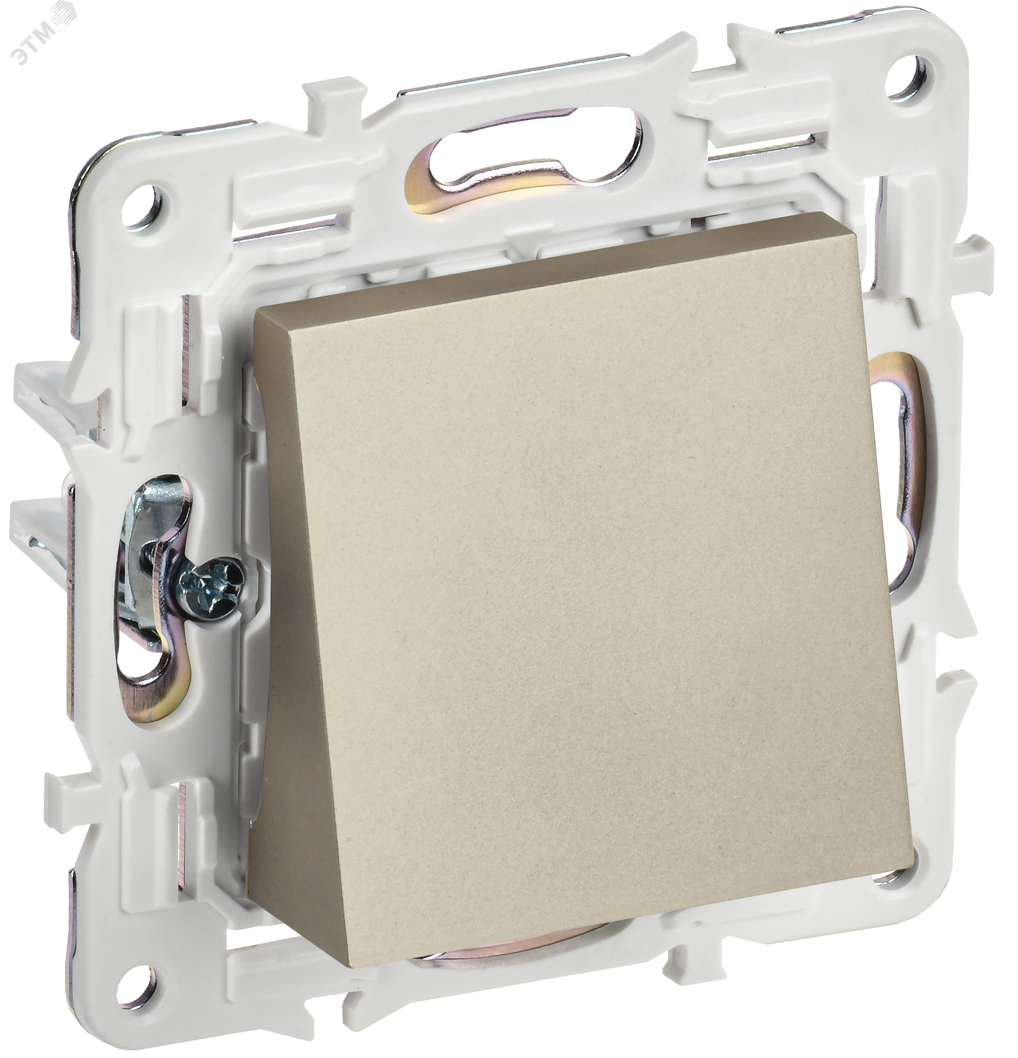 Изображение товара Вывод кабеля SKANDY серии SKANDY от IEK с фиксирующим креплением и стильным дизайном шампань