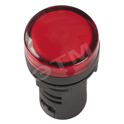 Лампа AD16DS LED матрица d16мм красный 12В AC/DC BLS10-ADDS-012-K04-16 IEK