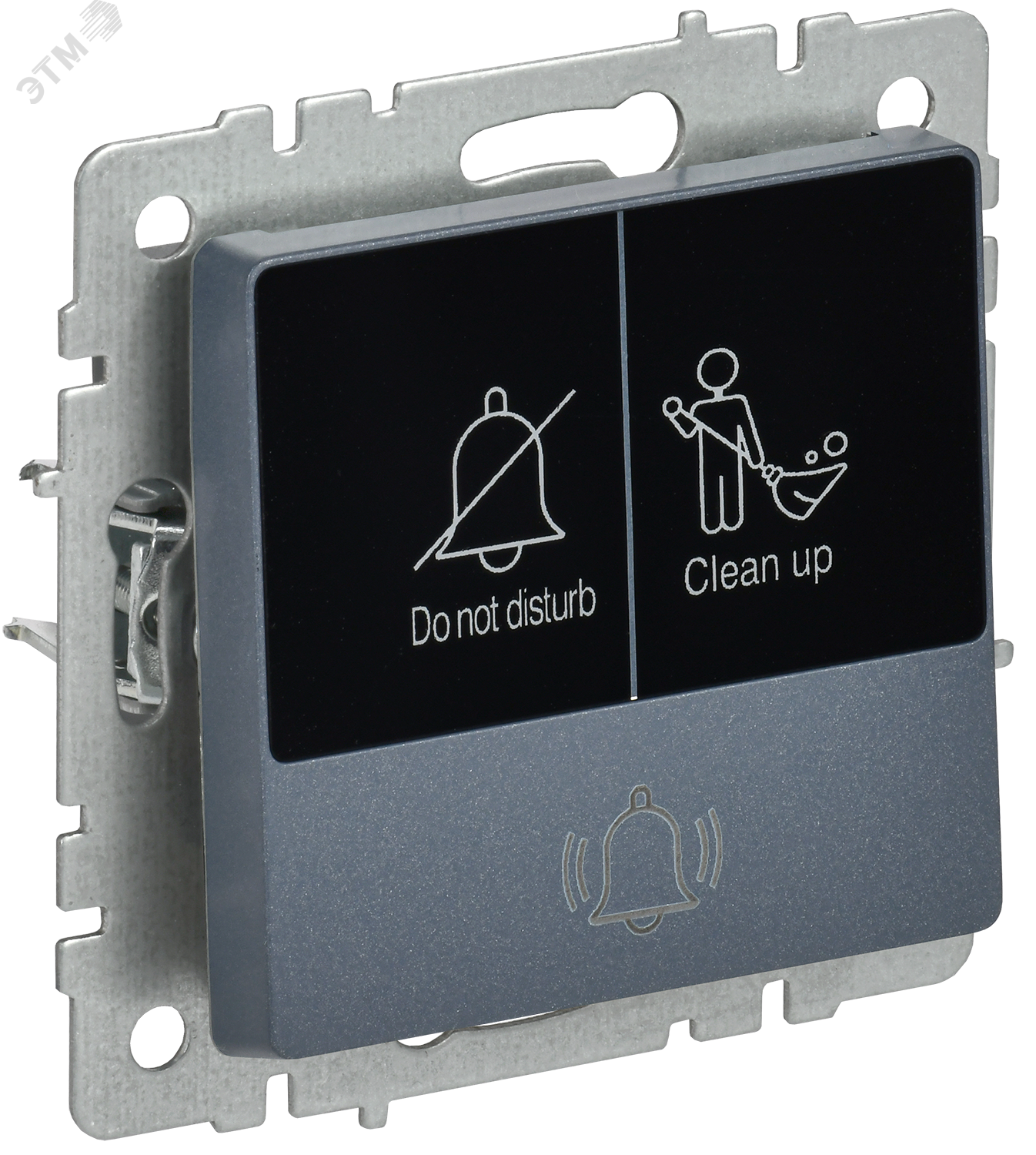 Изображение товара Кнопка звонка с индикацией серии BRITE IEK 220 В серый цвет