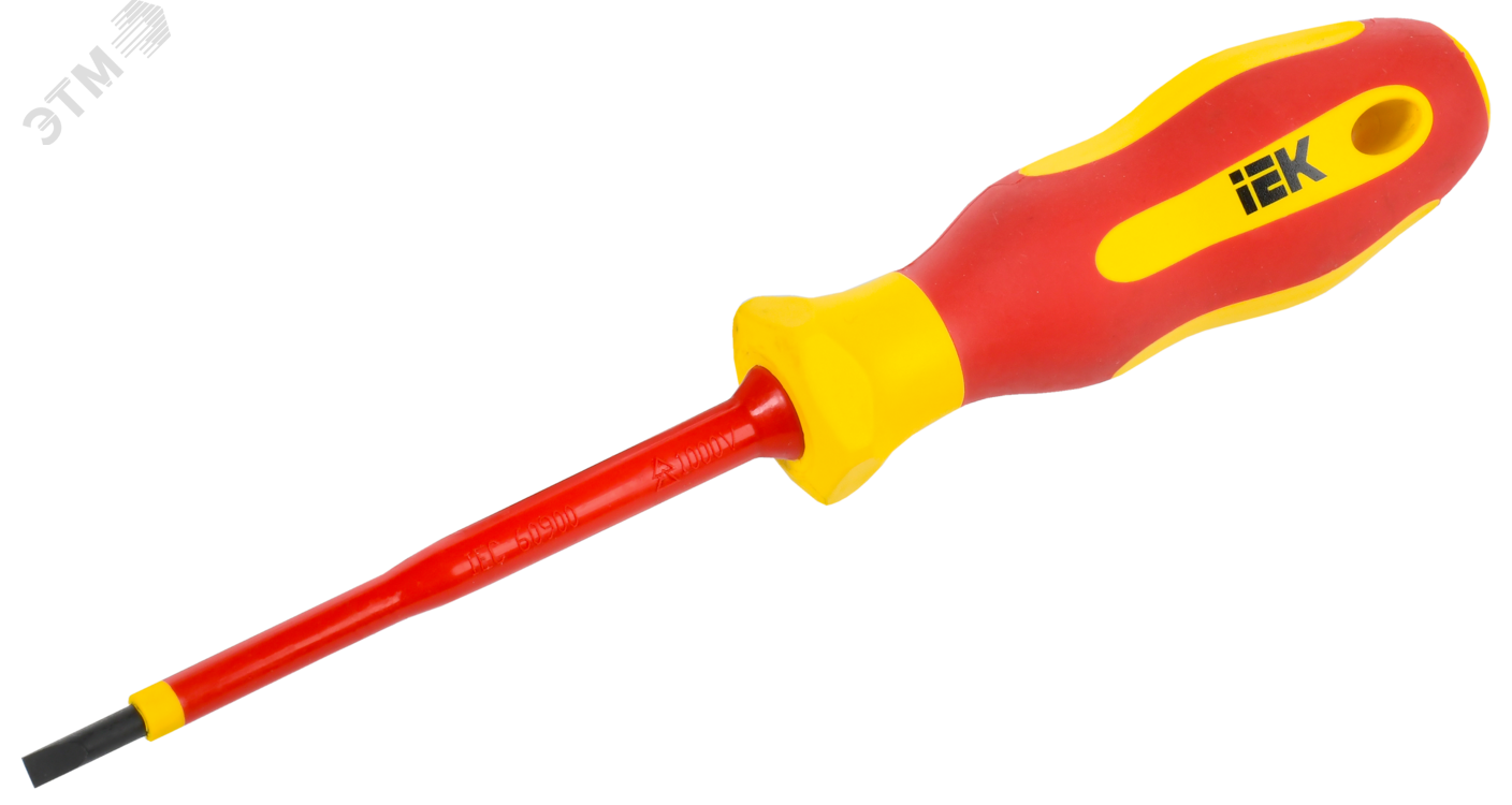 Изображение товара Диэлектрическая отвертка SL4,0х100 Т2 ARMA2L 5 IEK профессиональный инструмент
