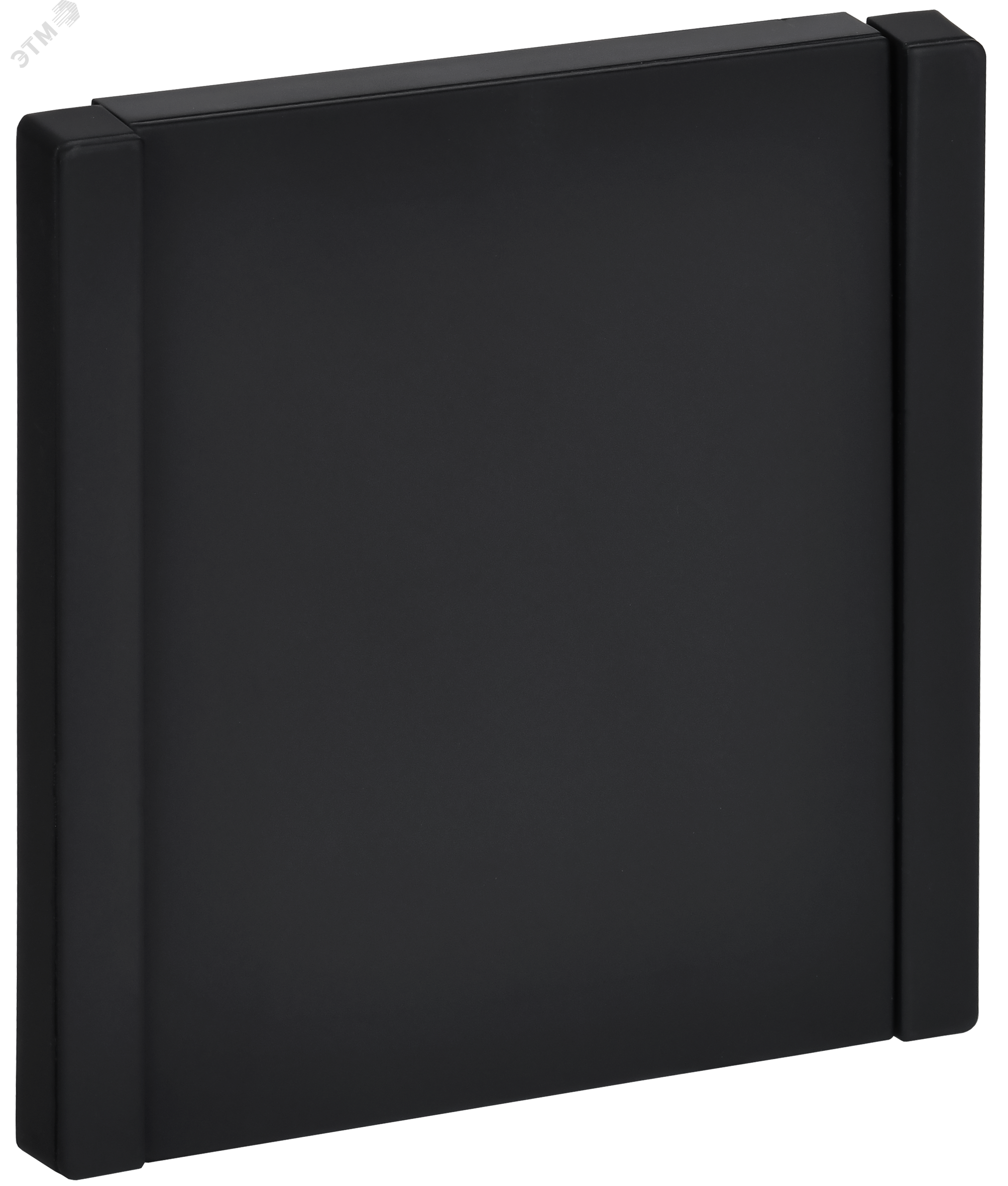 Изображение товара Выключатель 1-клавишный металлический FP101M черный IEK - стильное решение для интерьера