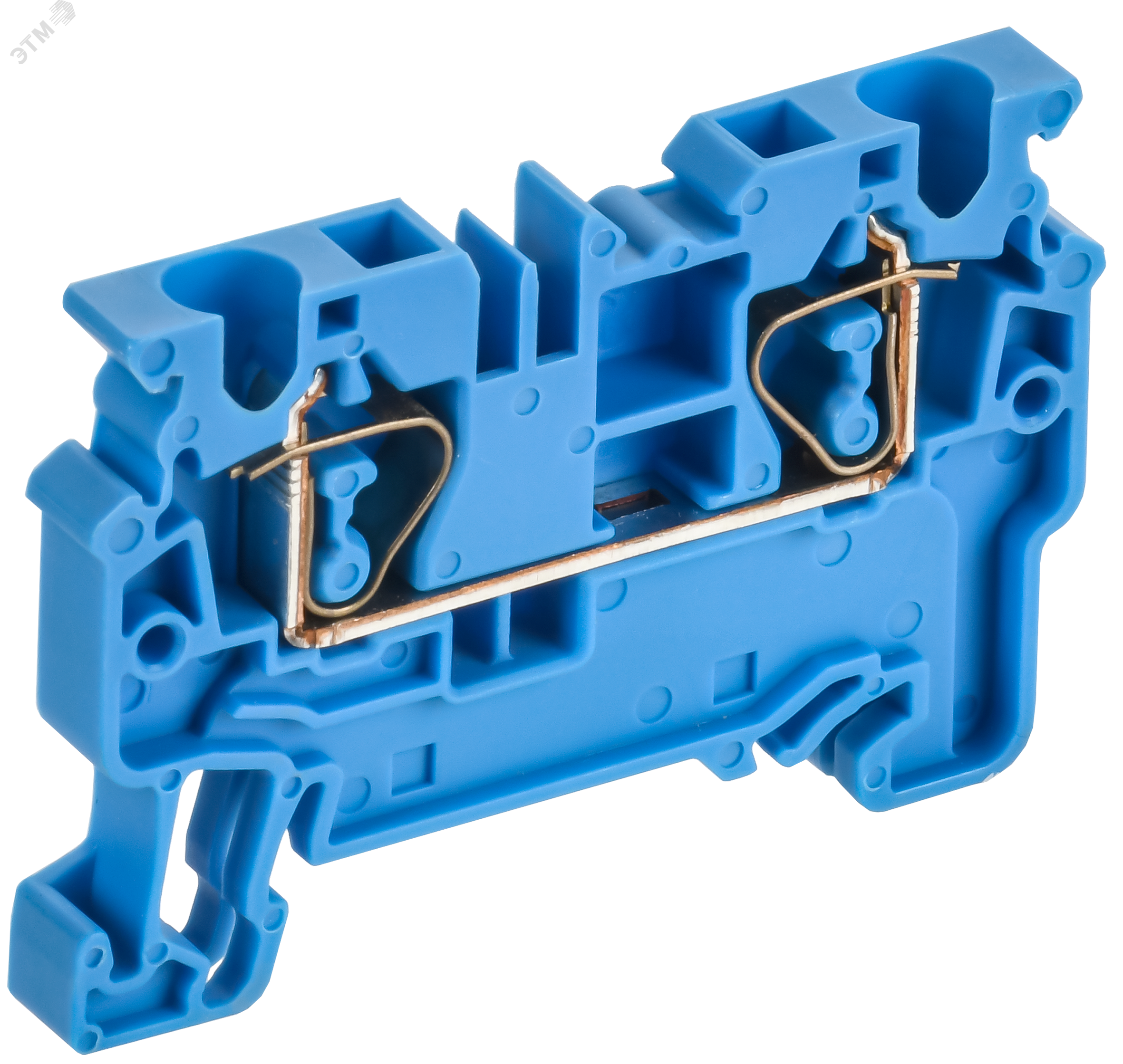 Изображение товара Клемма пружинная CX4 BU 4мм2 синяя IEK проходная