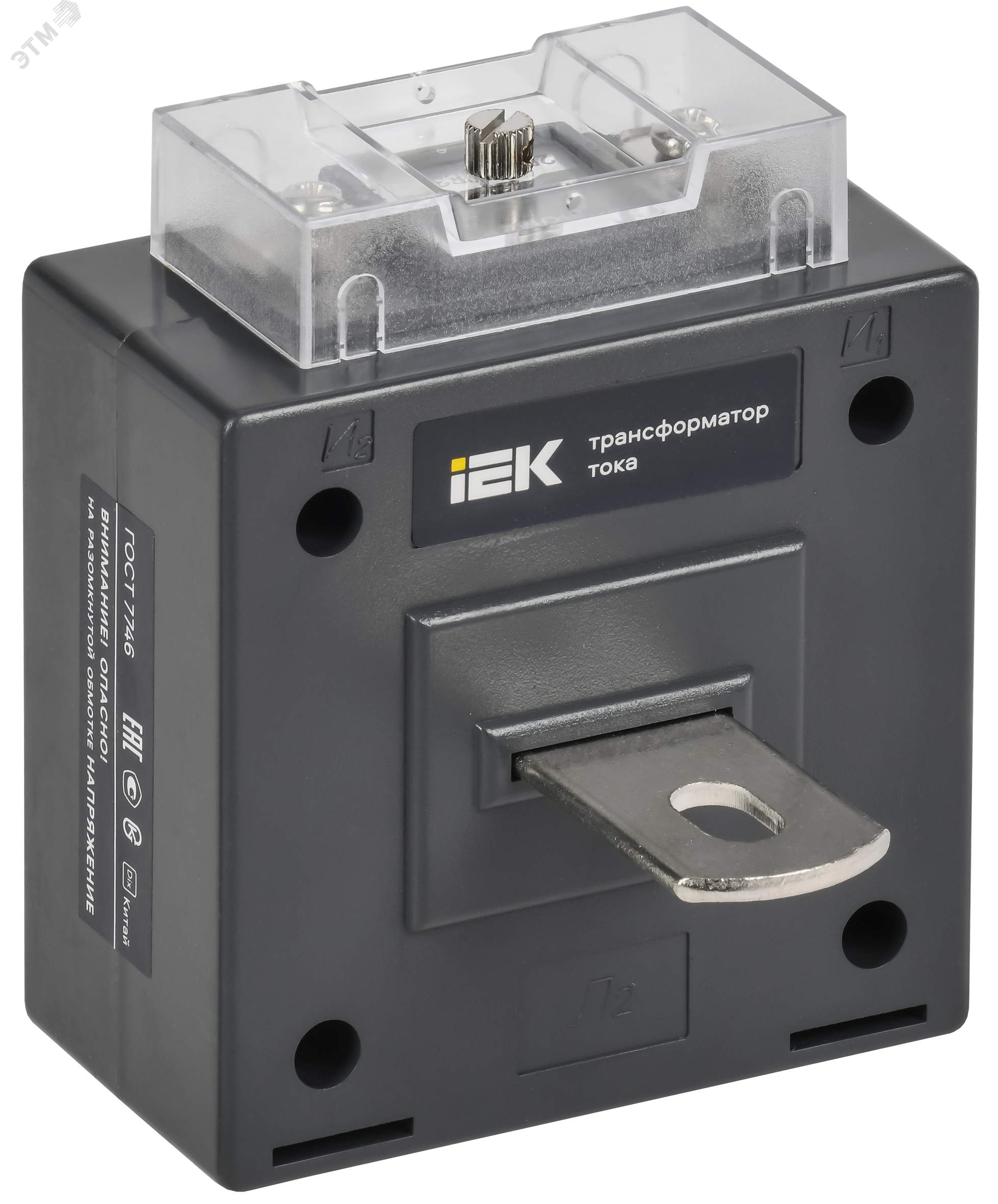 Изображение товара Трансформатор тока ТТИ-А 125/5А 5ВА класс 0,5 IEK для промышленной эксплуатации