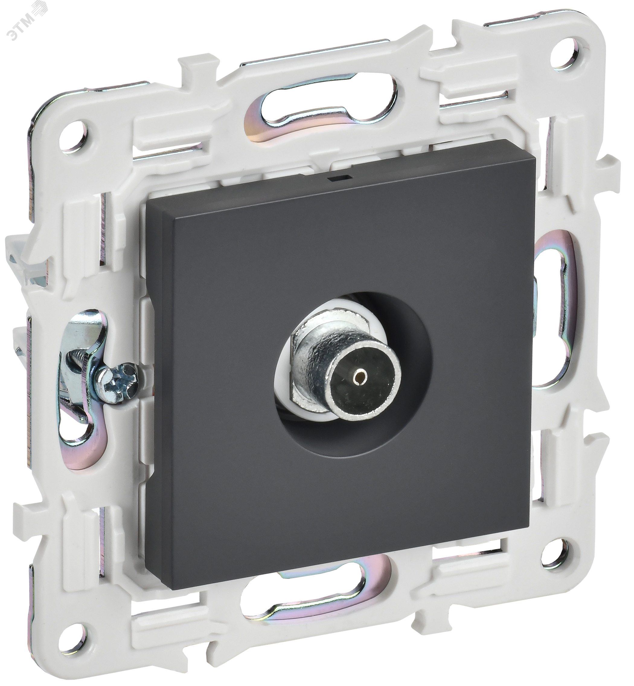 Изображение товара Розетка TV оконечная SKANDY SK-A12T титан IEK для надежного подключения