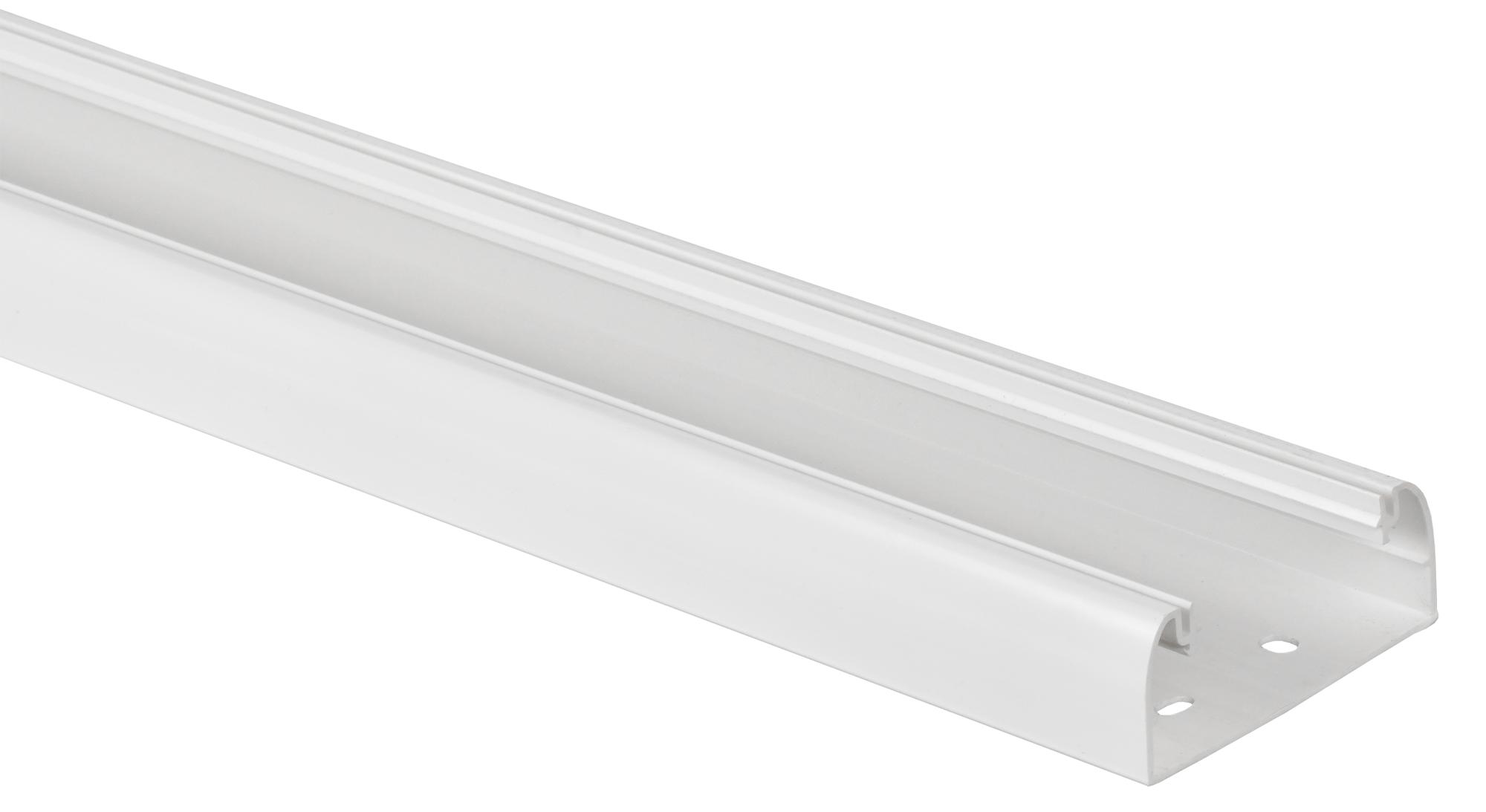 DLP Кабель-канал парапетный 80х35мм без крышки шириной 65мм белый