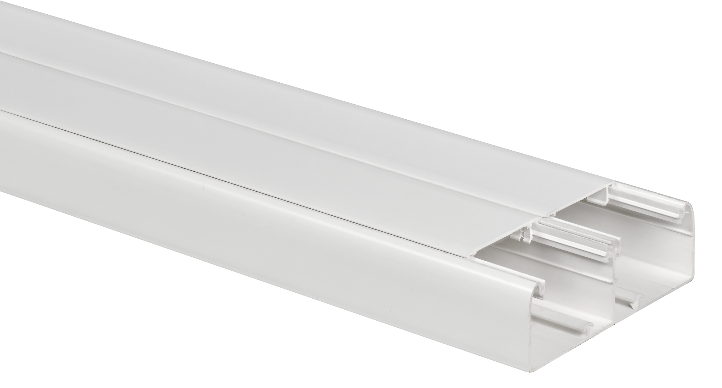 DLP Кабель-канал парапетный 150х50мм с крышкой шириной 65мм белый