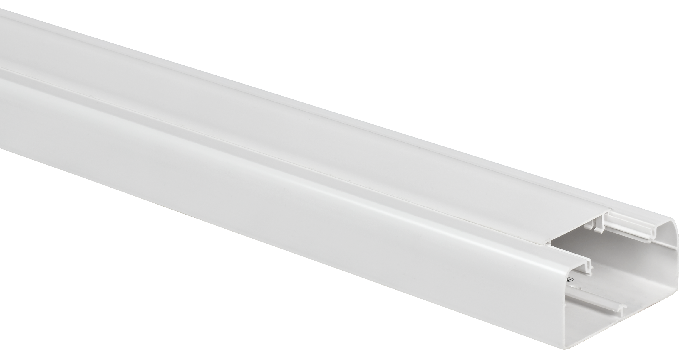 DLP Кабель-канал парапетный 105х50мм с крышкой шириной 65мм белый