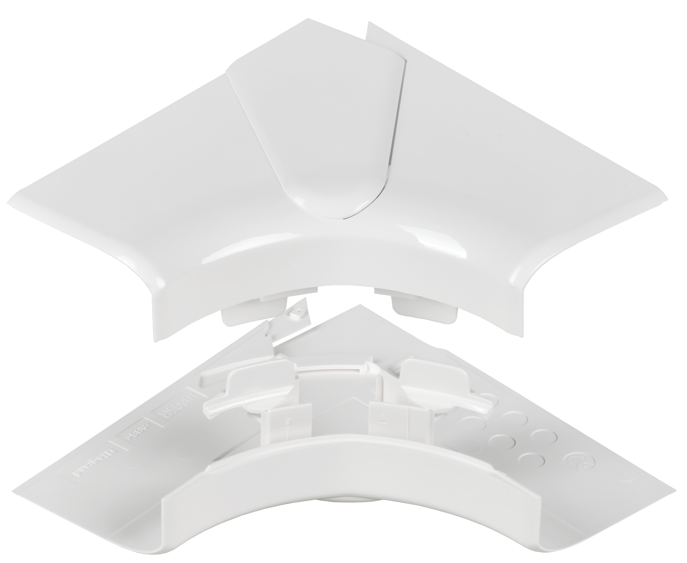 DLP Угол внутренний изменяемый для кабель-канала 105х50мм (80-100град) белый