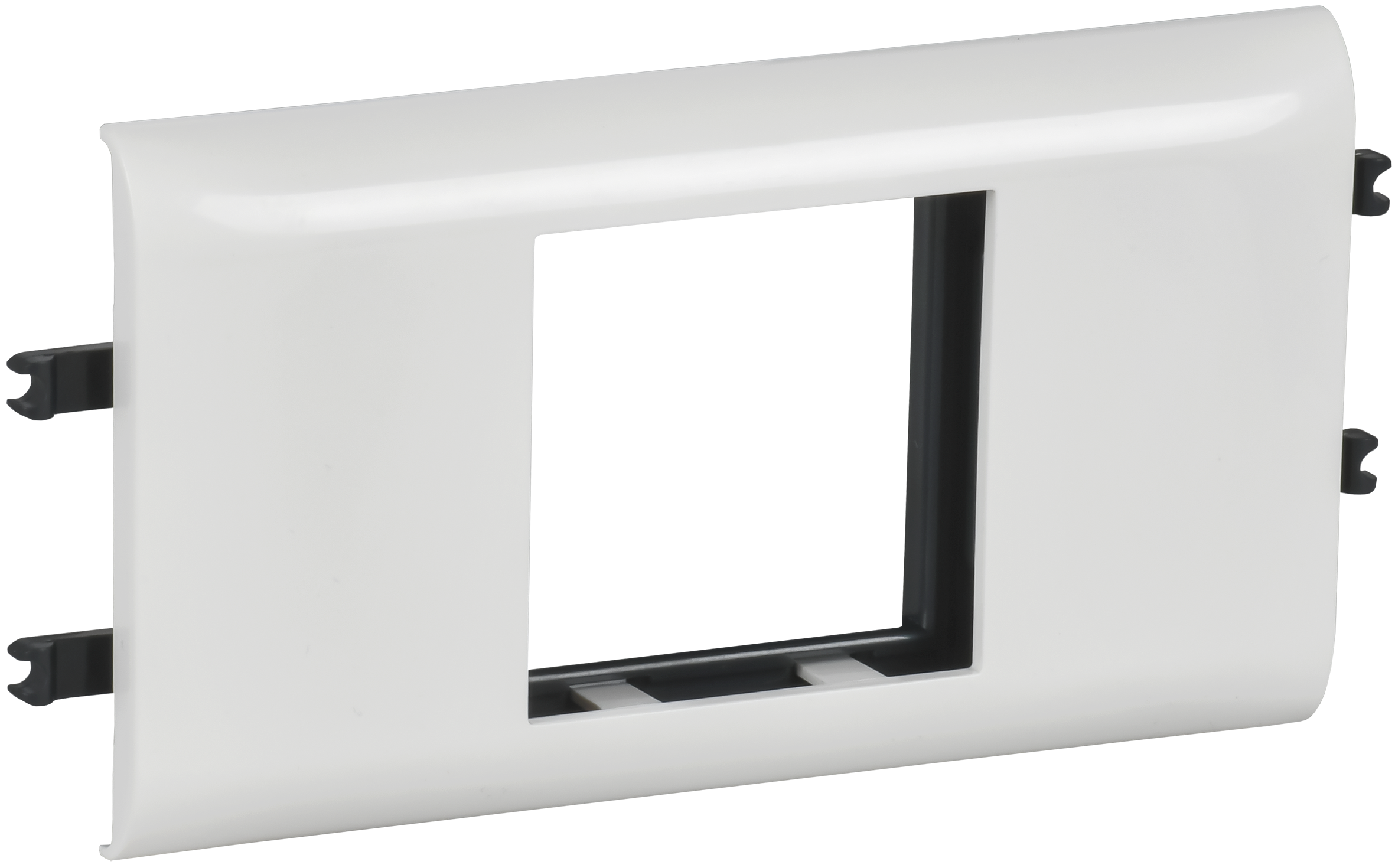 DLP Рамка и суппорт на 2 модуля для кабель-каналов с шириной крышки 65мм белая