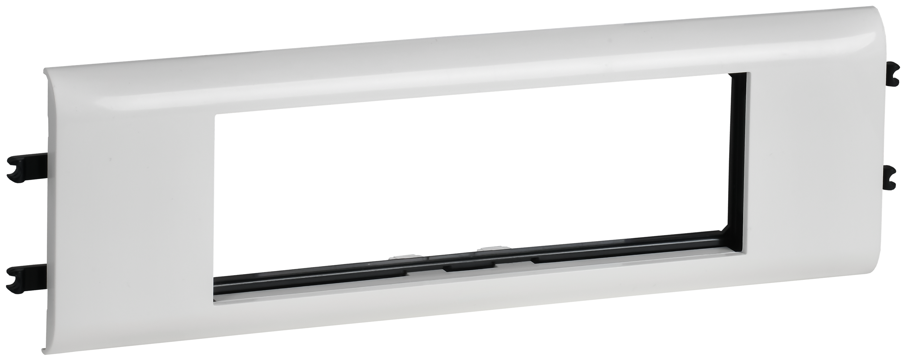 DLP Рамка и суппорт на 6 модулей для кабель-каналов с шириной крышки 65мм белая