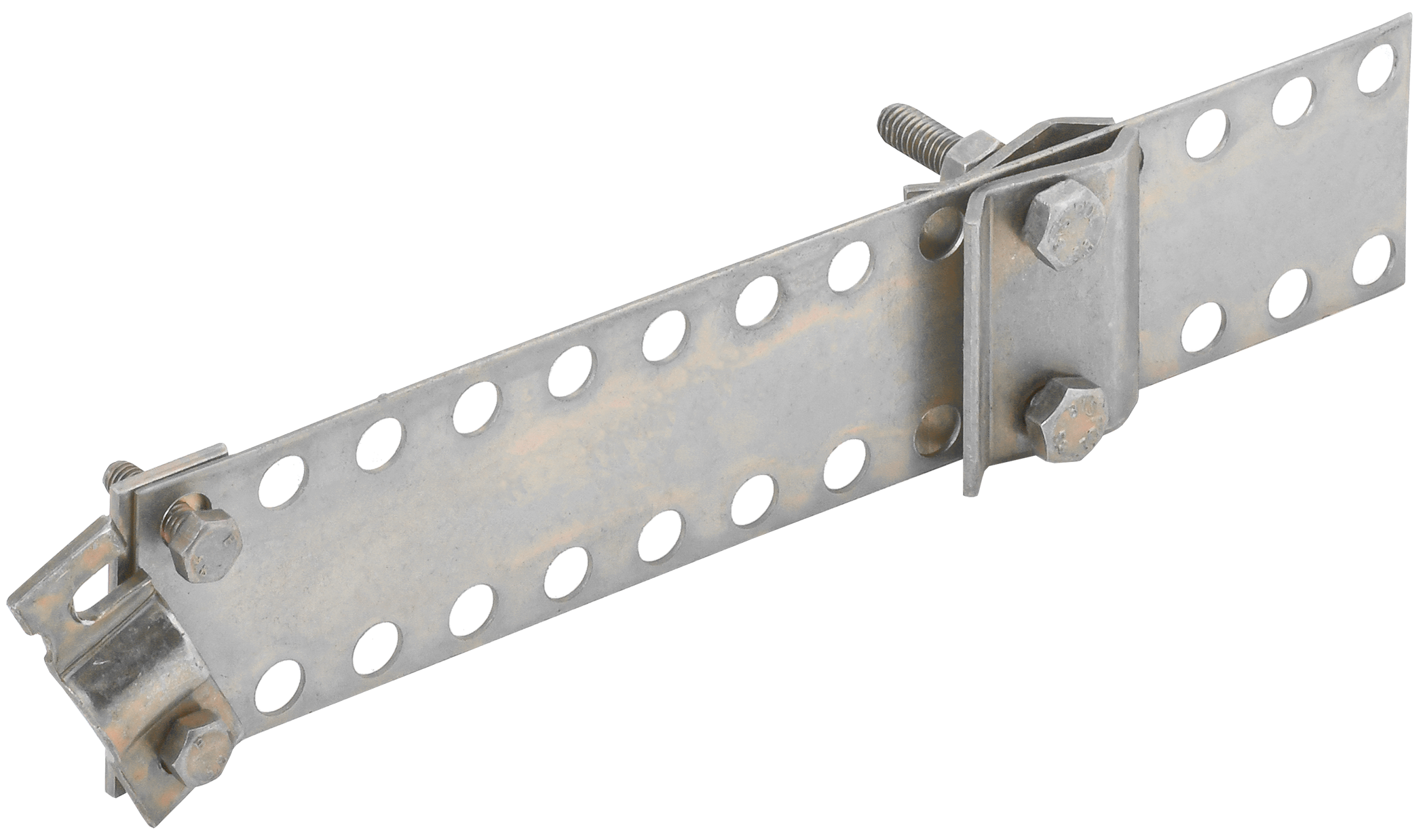 Держатель проводника круглого 5-10 мм водосточная труба до 30 мм оцинкованная сталь