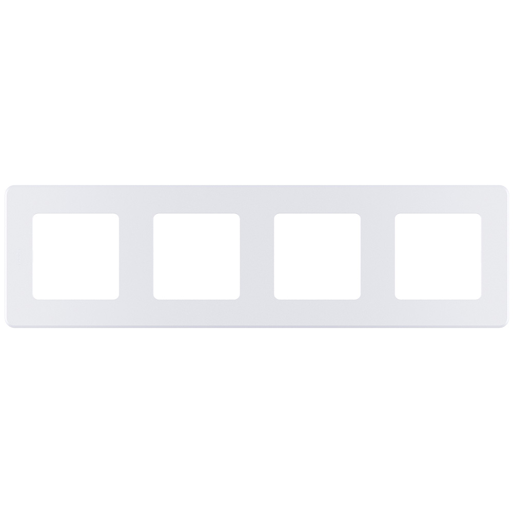 Рамка 4-местная жемчуг INSPIRIA