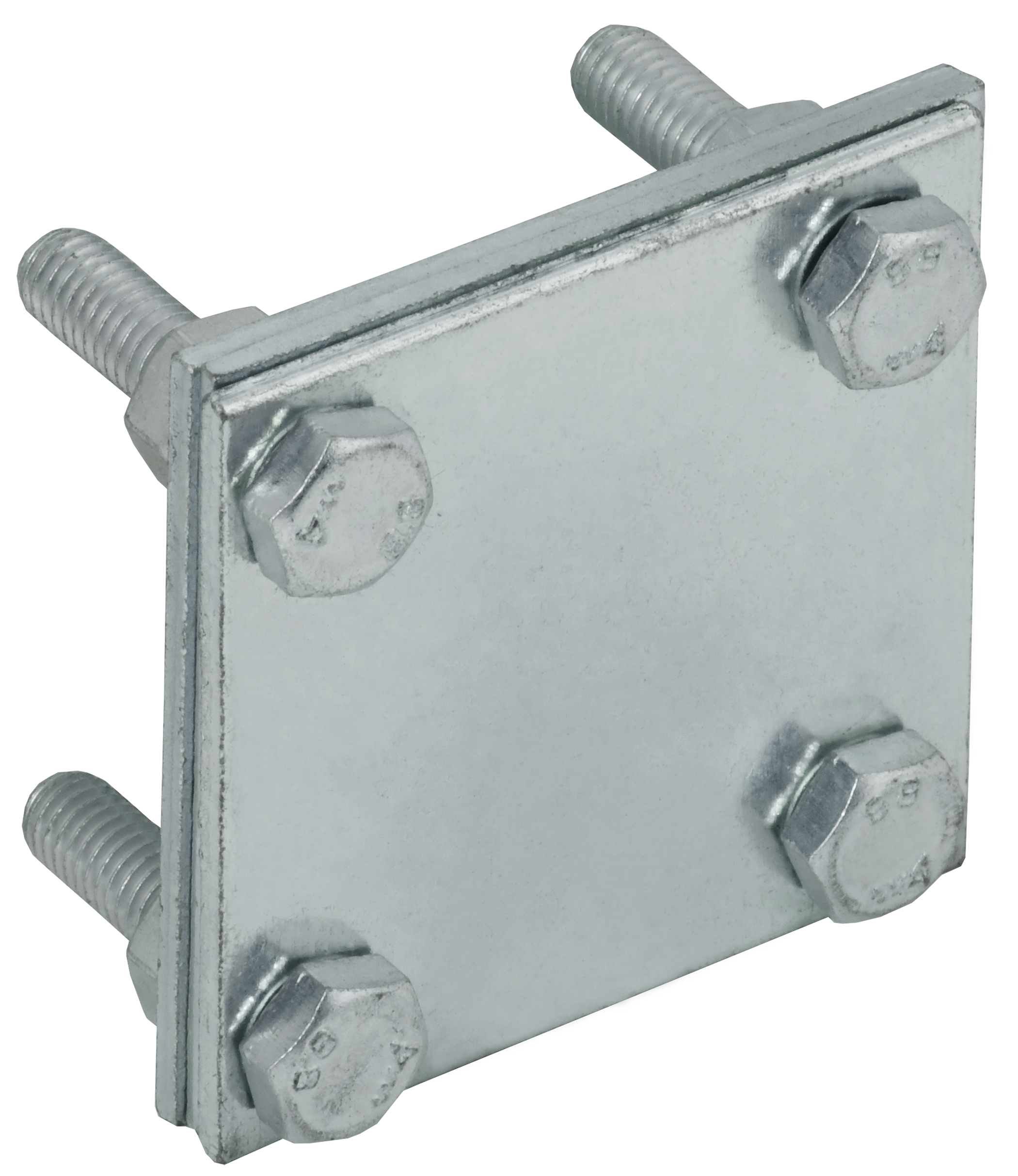 Зажим крестообразный с разделителем полоса-полоса 30 мм оцинкованная сталь HDZ