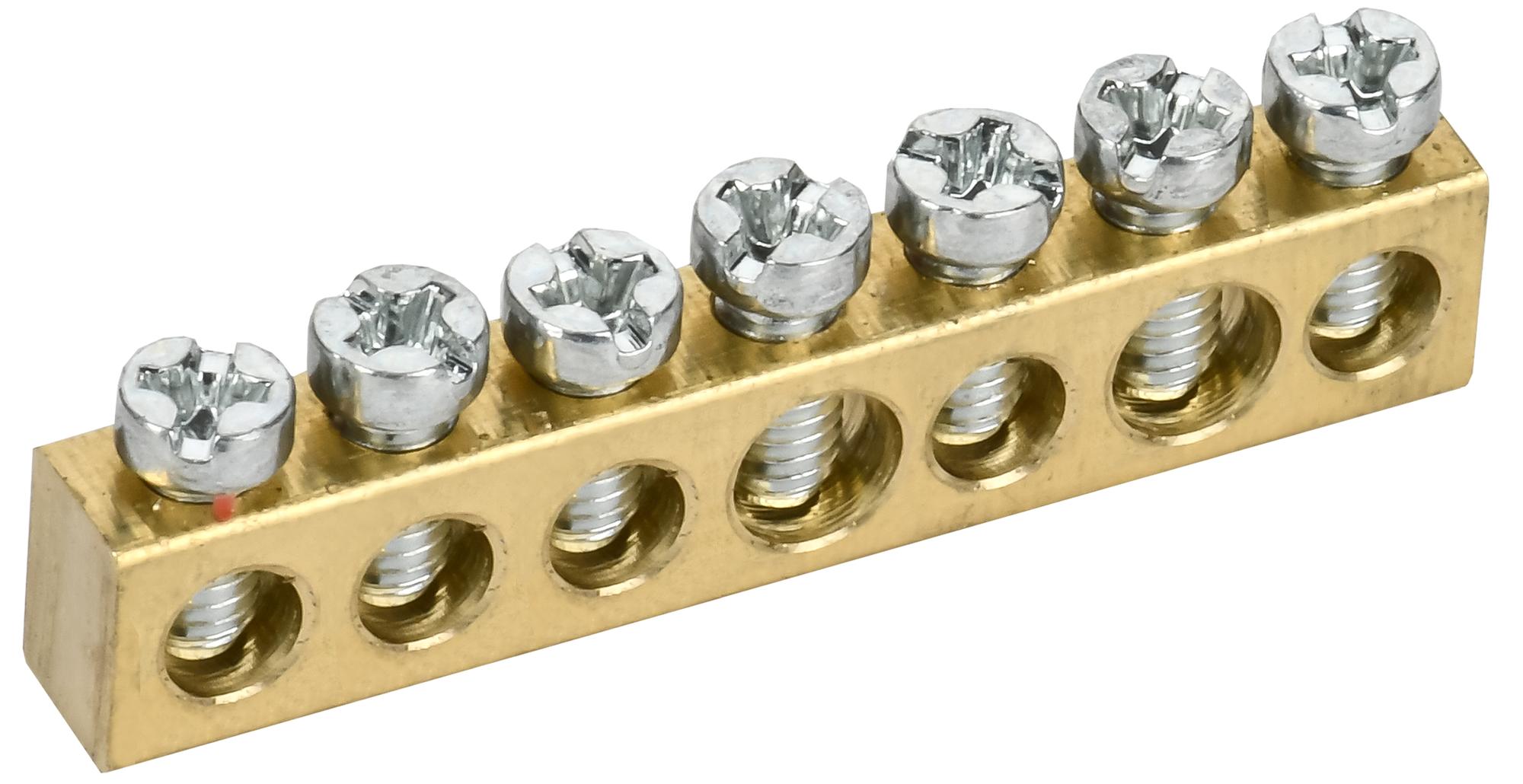 TEKFOR Шина нулевая сечение 6х9 7 отв. IEK