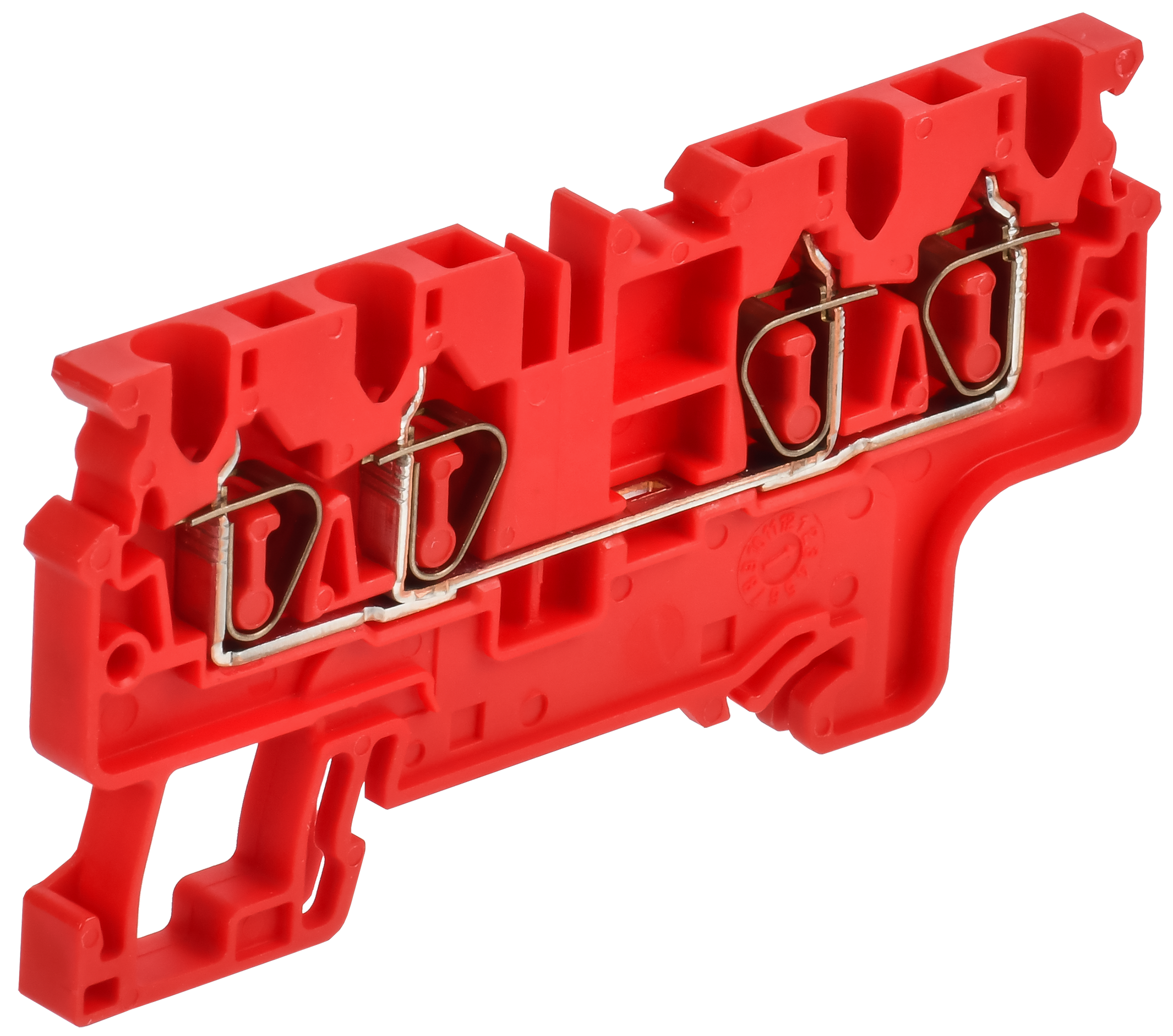 ARMAFIX Клемма пружинная CX2.5-4 четырехконтактная красная IEK