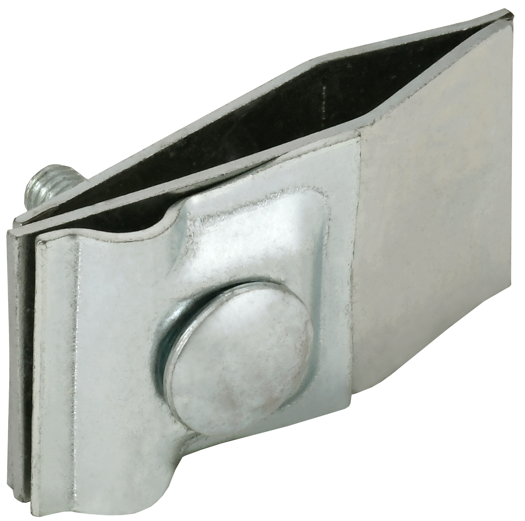 Держатель проводника круглого 6-10 мм для фальца прямой h 60 мм нержавеющая сталь