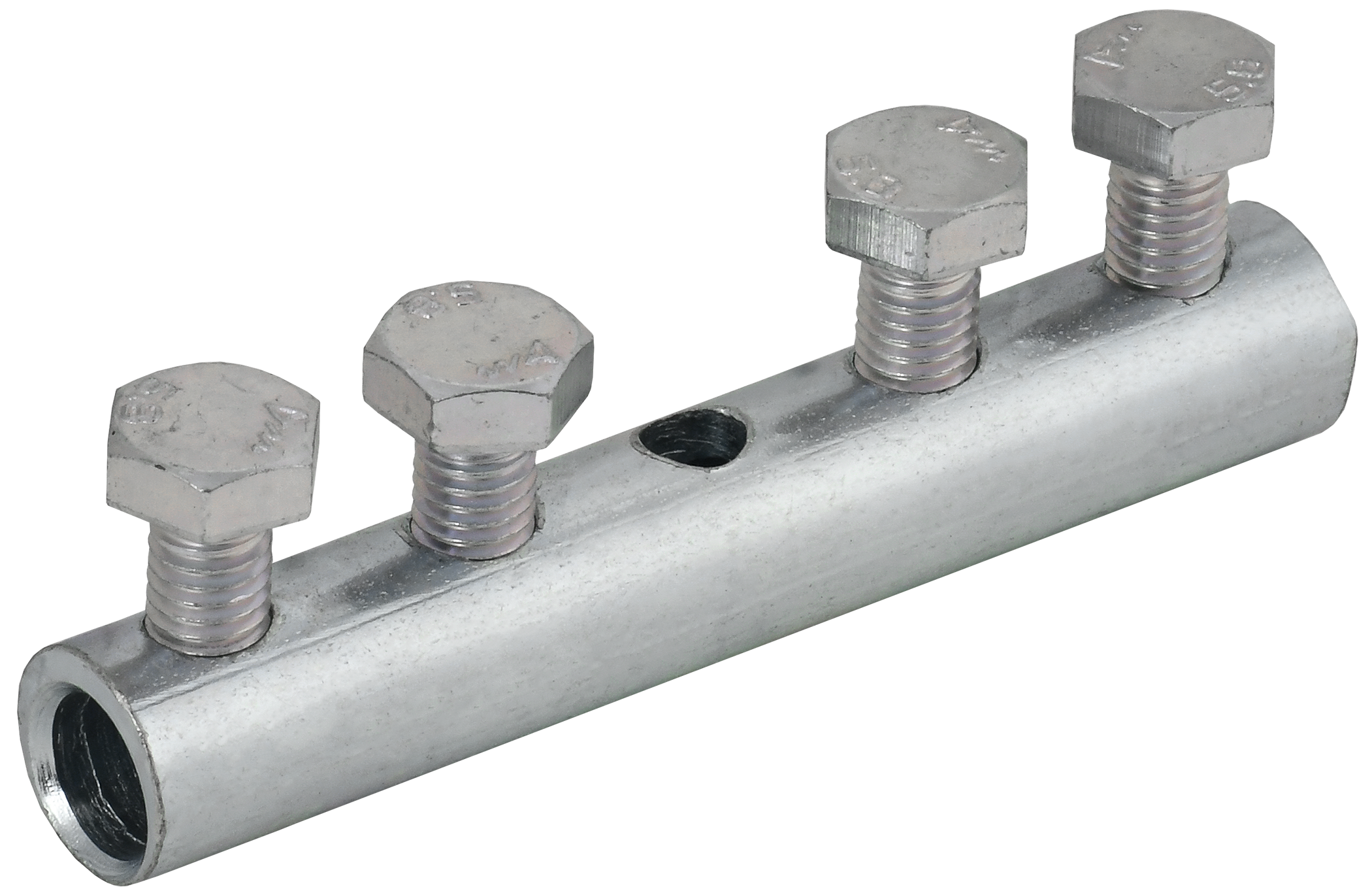 Зажим соединительный прямой пруток-пруток 6-10 мм оцинкованная сталь