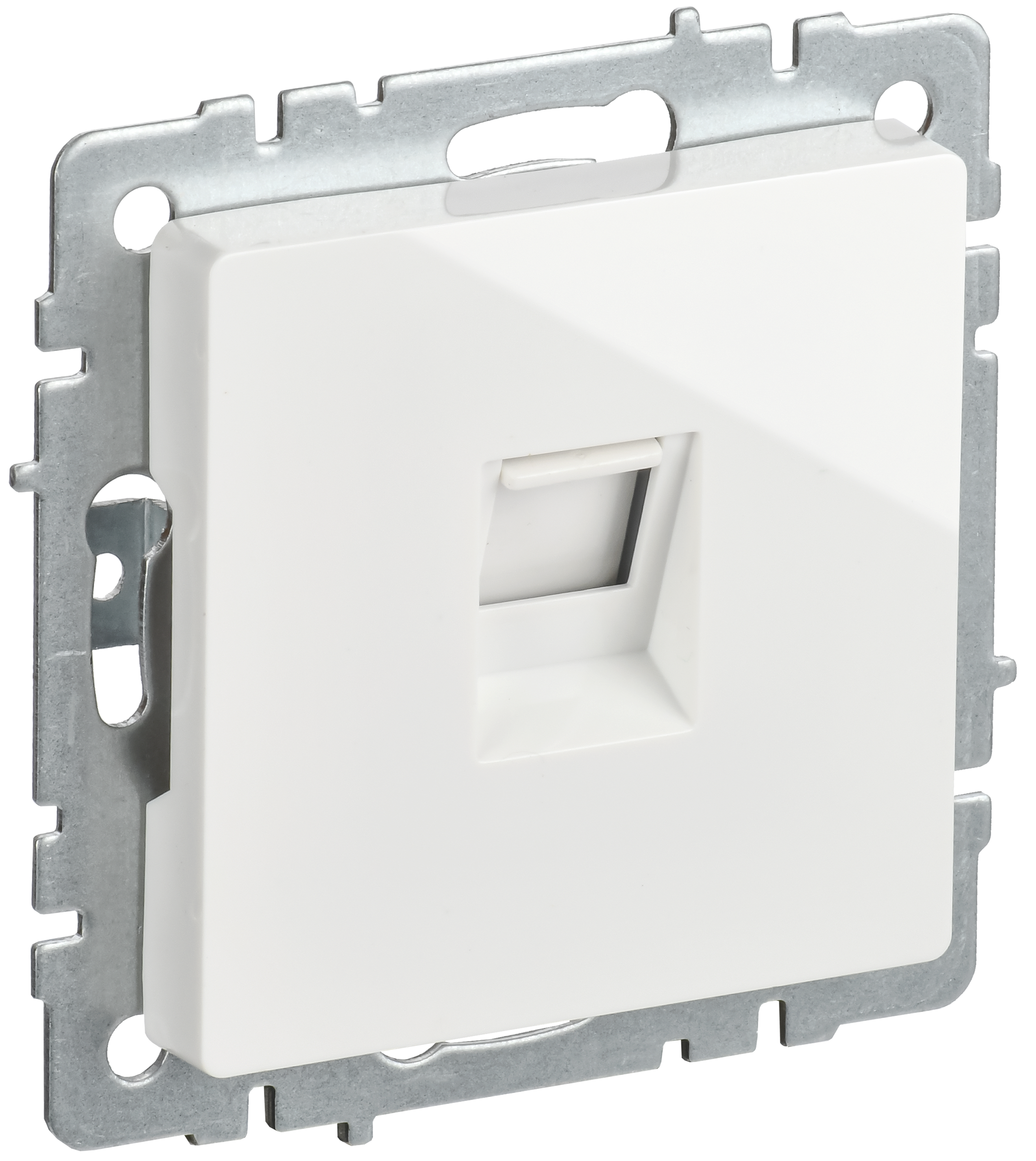 BRITE Розетка компьютерная RJ45 кат.5E РК10-БрБ белый