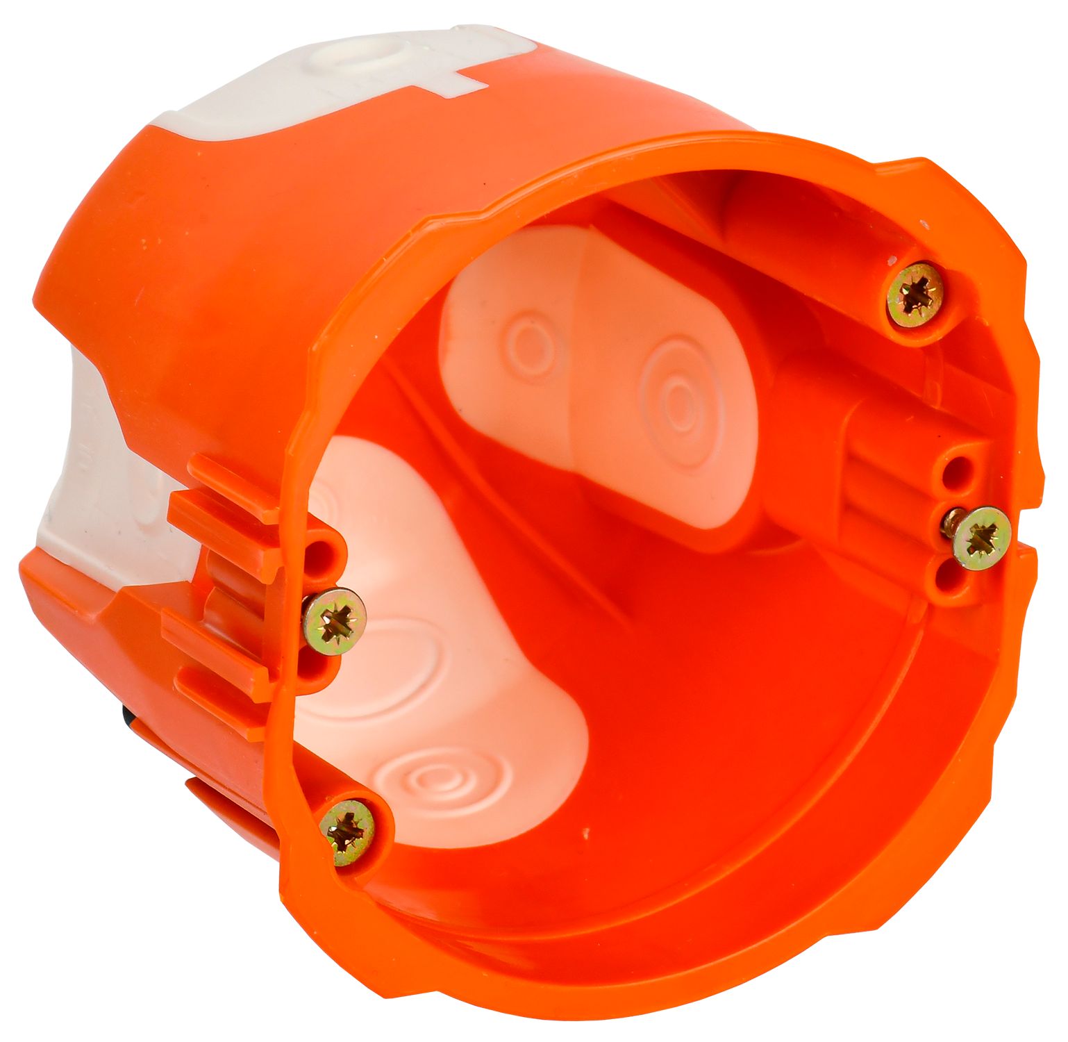 Коробка установочная для полых стен 73х65 (со     стыковочным узлом)