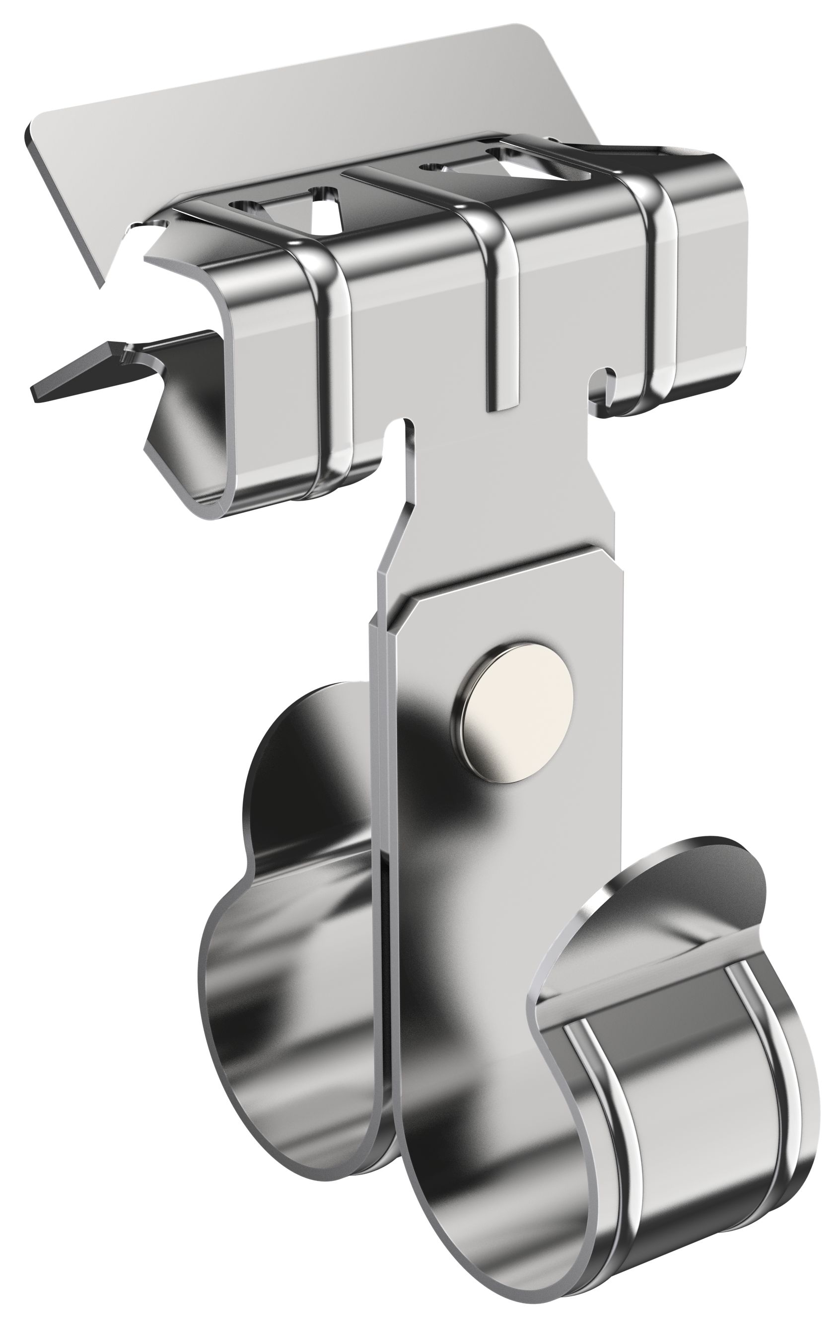 Зажим балочный 2-7 мм под трубу 20 мм двойной HDZ