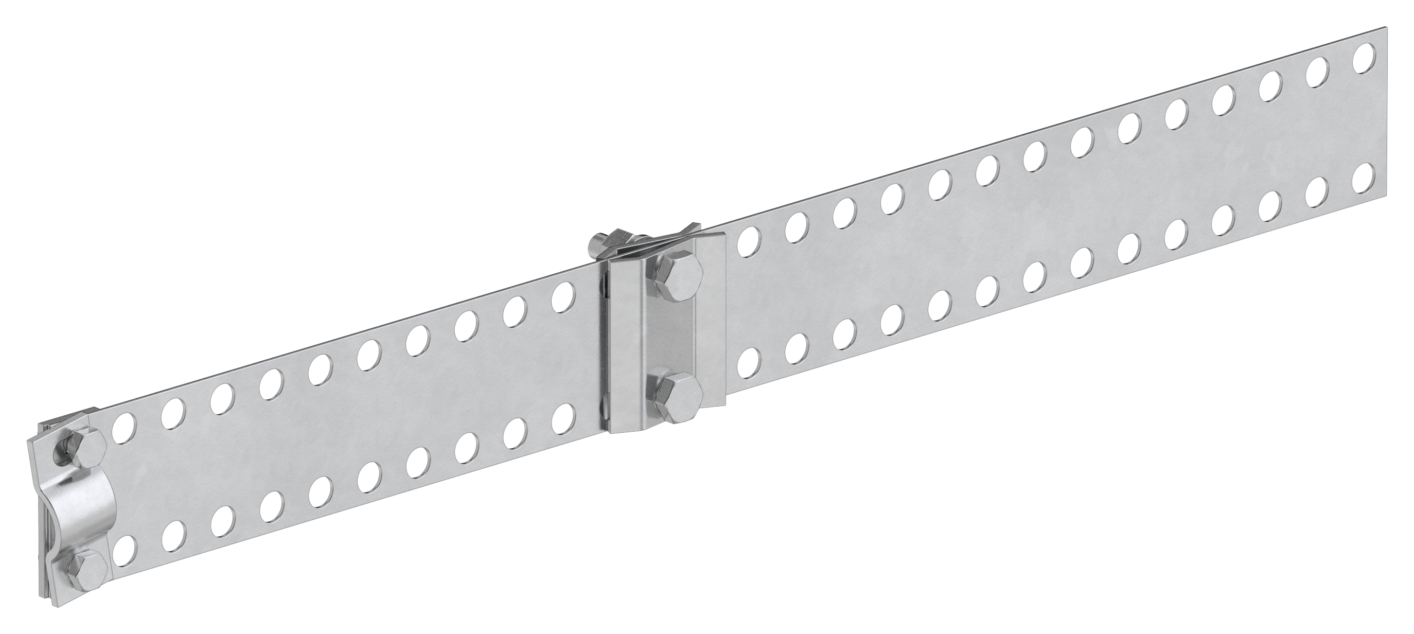 Держатель проводника круглого 5-10 мм водосточная труба до 90 мм оцинкованная сталь