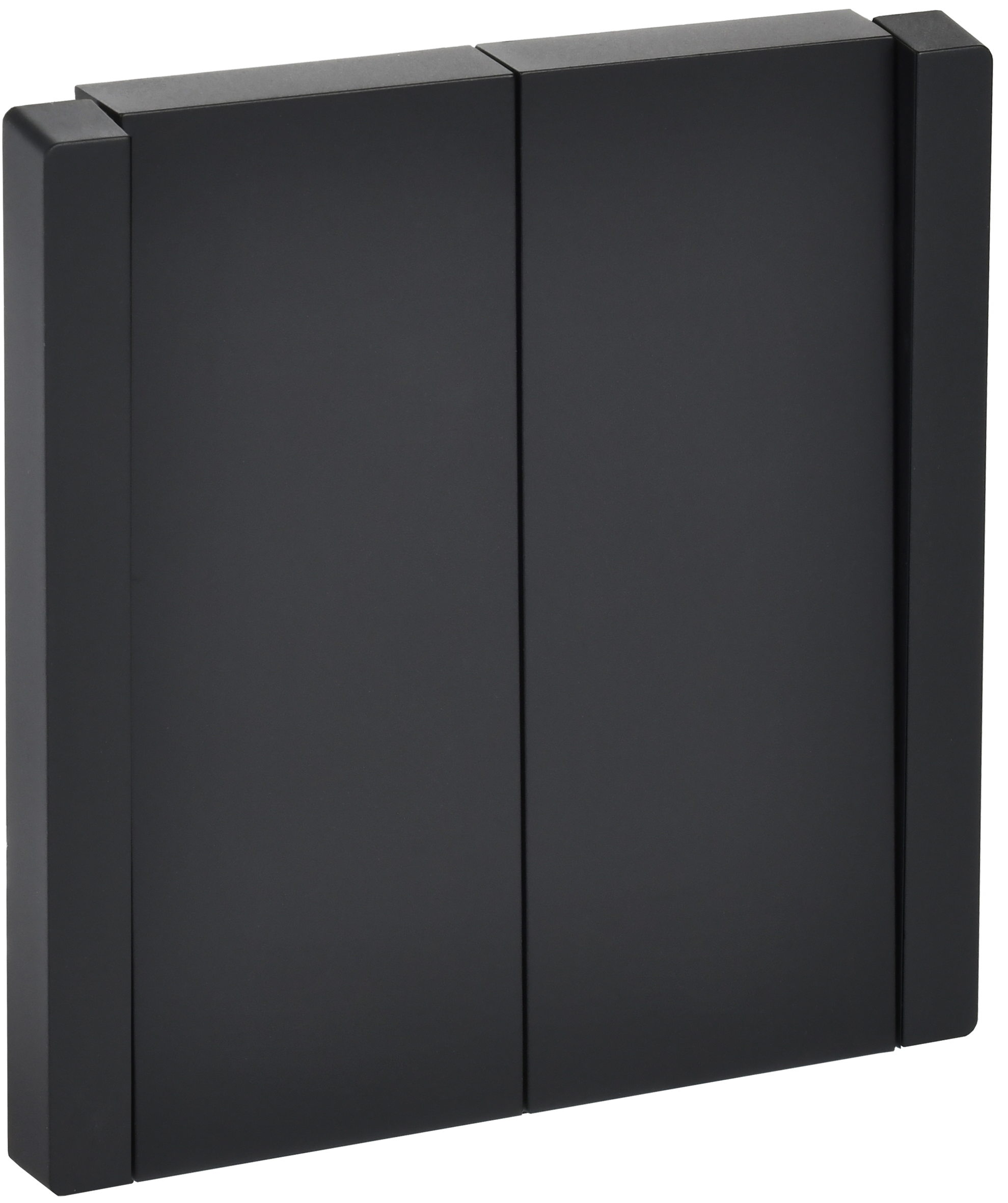 FORTE&PIANO Выключатель 2-клавишный перекрестный 10А FP109 черный IEK