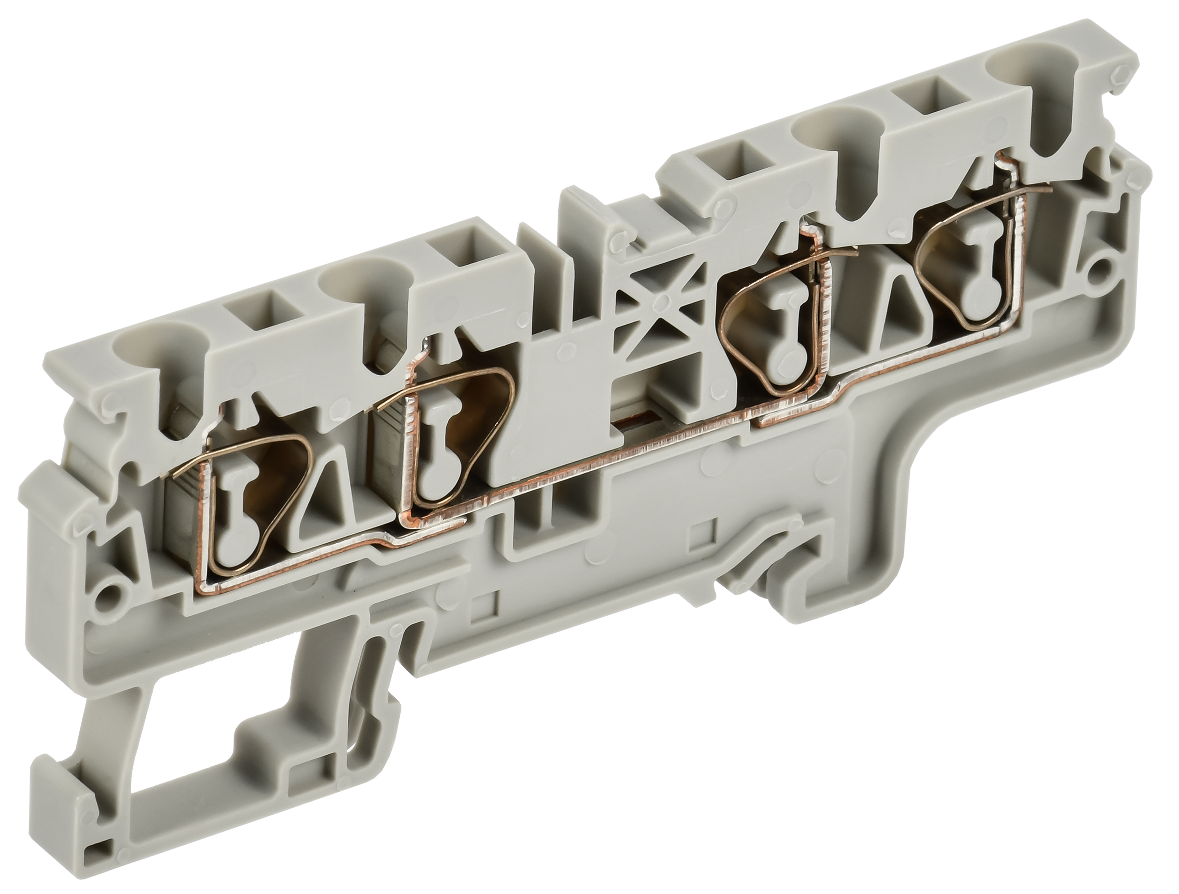 ARMAFIX Клемма пружинная CX4-3 4мм2 трехконтактная серая IEK