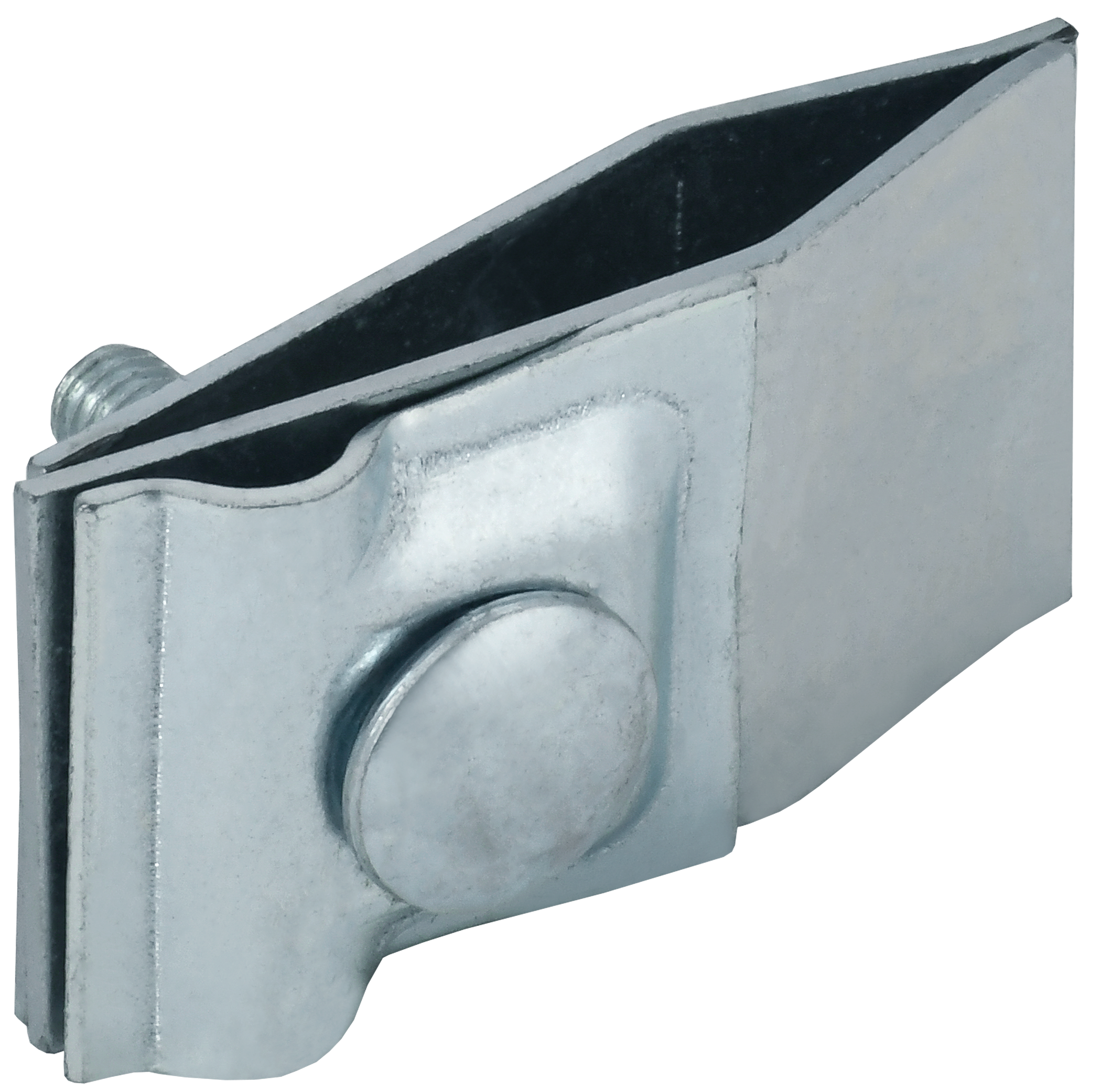 Держатель проводника круглого 6-10 мм для фальца прямой h 60 мм оцинкованная сталь HDZ