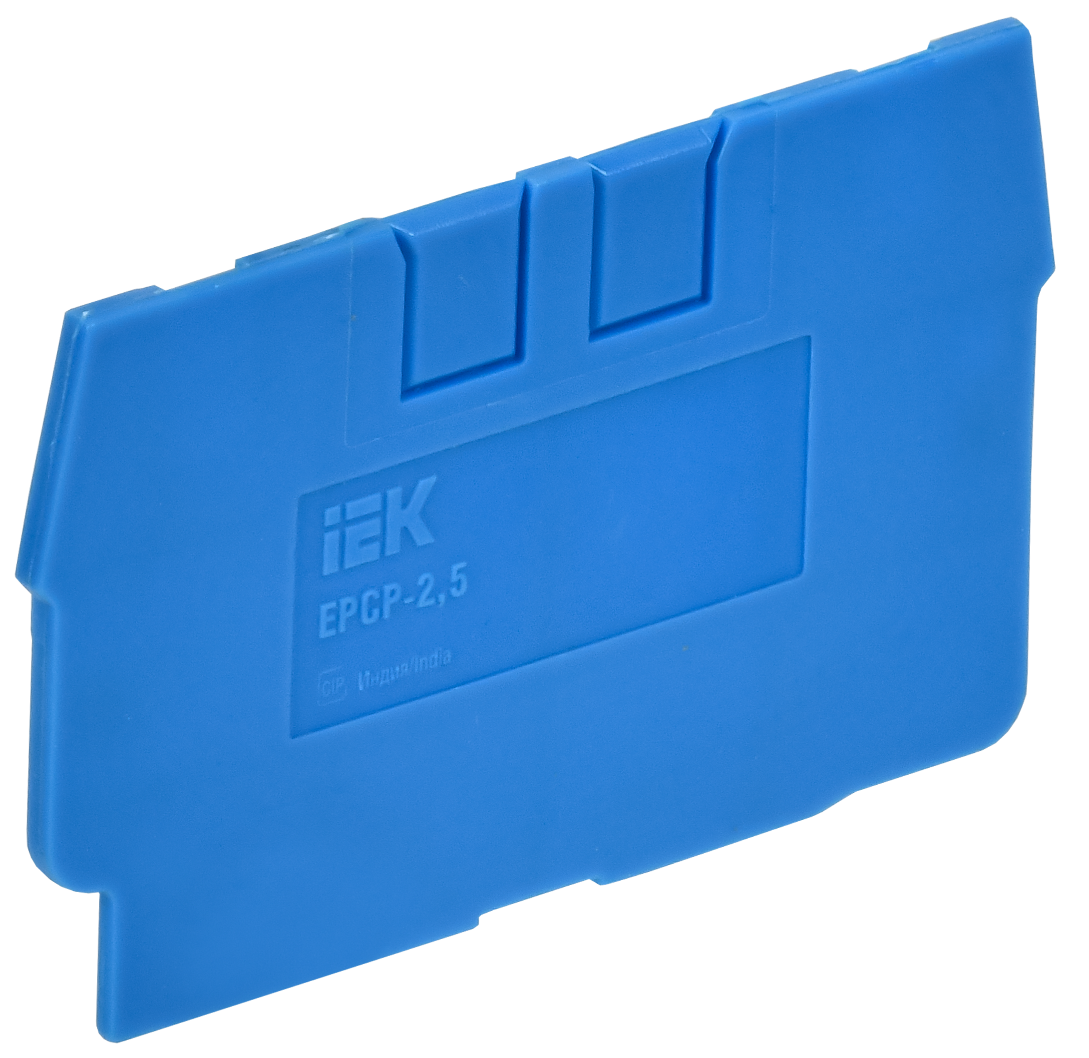 ARMAFIX Заглушка для колодки клеммной CP 2,5мм2 синяя IEK