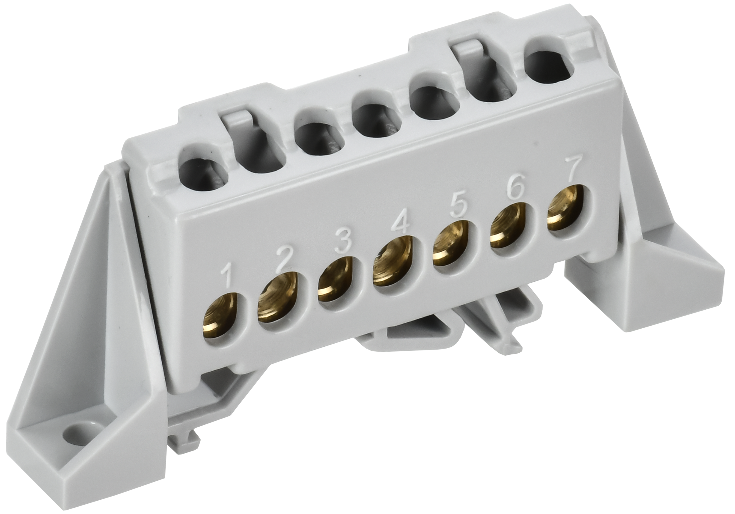 TEKFOR Шина L фаза в комбинированном DIN-изоляторе Стойка 6х9-7-Ср IEK