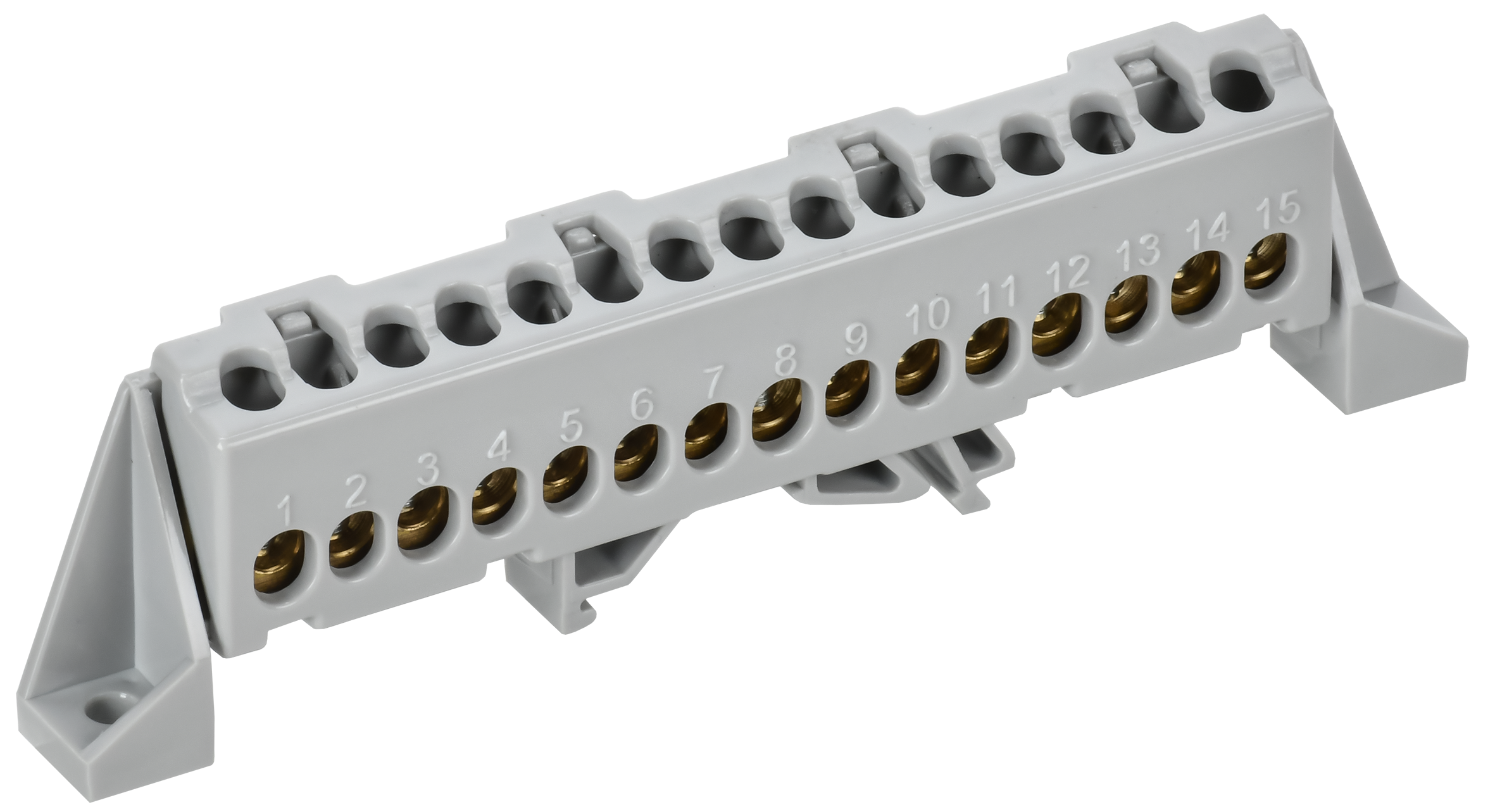 TEKFOR Шина L фаза в комбинированном DIN-изоляторе Стойка 6х9-15-Ср IEK