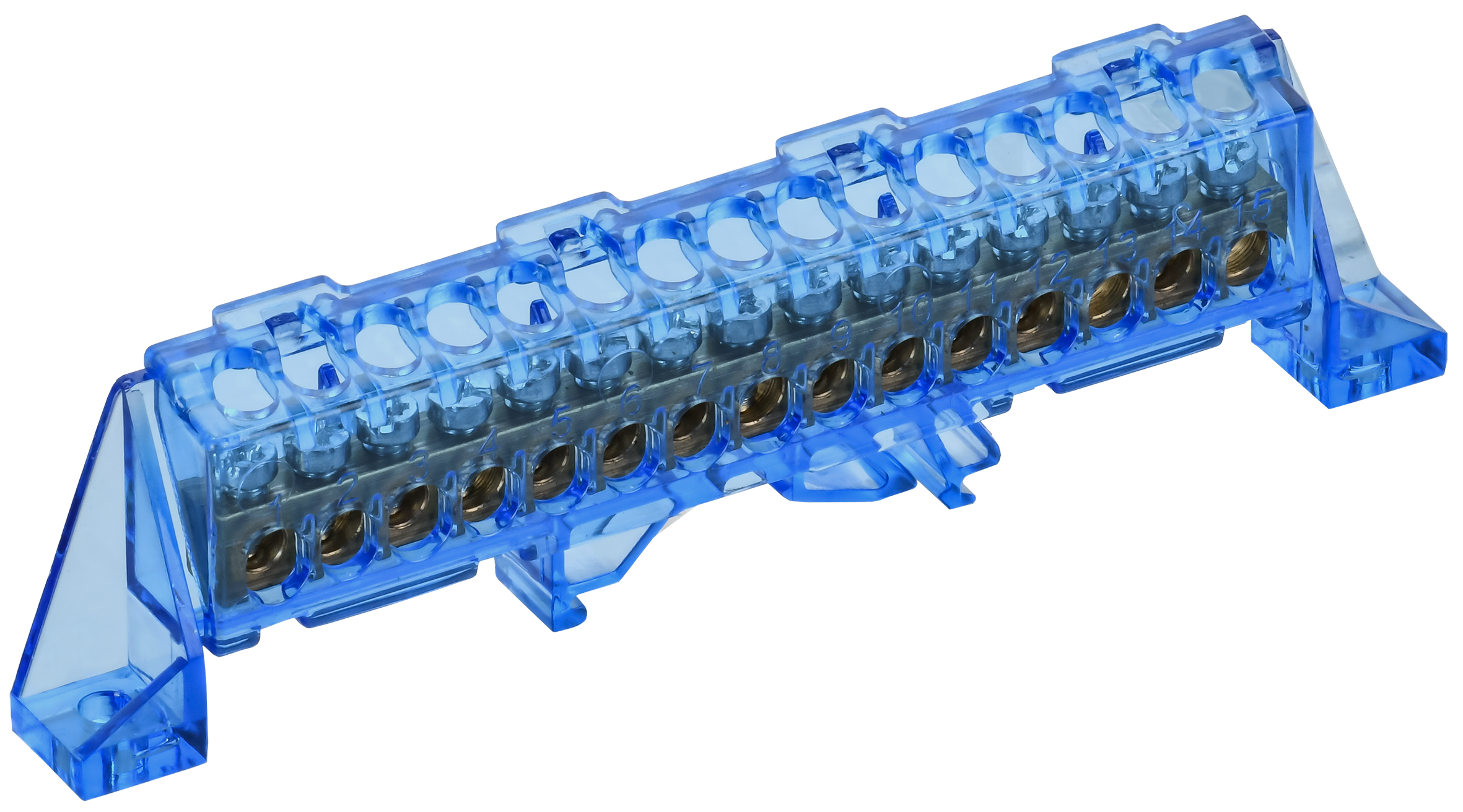 TEKFOR Шина N ноль в комбинированном DIN-изоляторе Стойка 6х9-15-С IEK