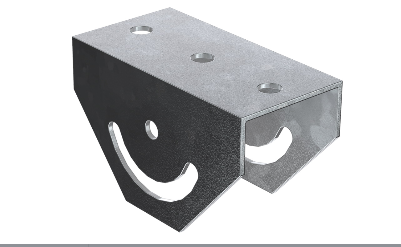 Скоба потолочная горячеоцинкованная