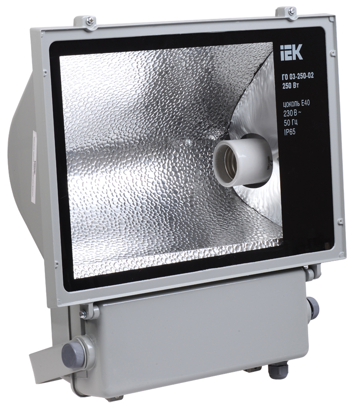 Комплект ПРОМО Прожектор металлогалогенный ГО03-250-02 250Вт цоколь E40 ассиметричный IP65 (LPHO03-250-02-K03) + трубка термоусадочная (UDRS-D4-1-K02)