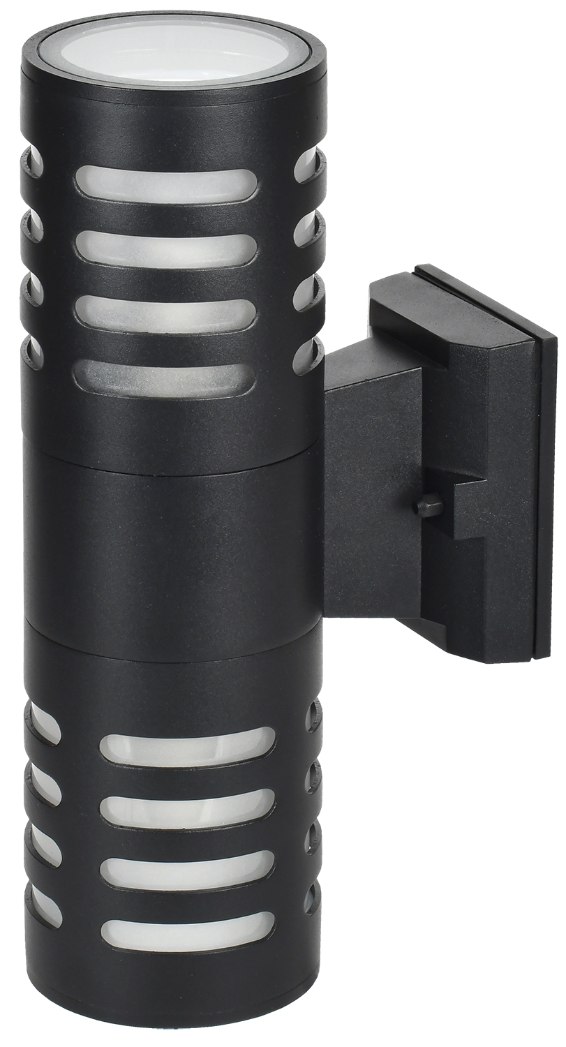 Светильник уличный декоративный для наружного освещения 5101 настенный под лампу E27 IP54 черный