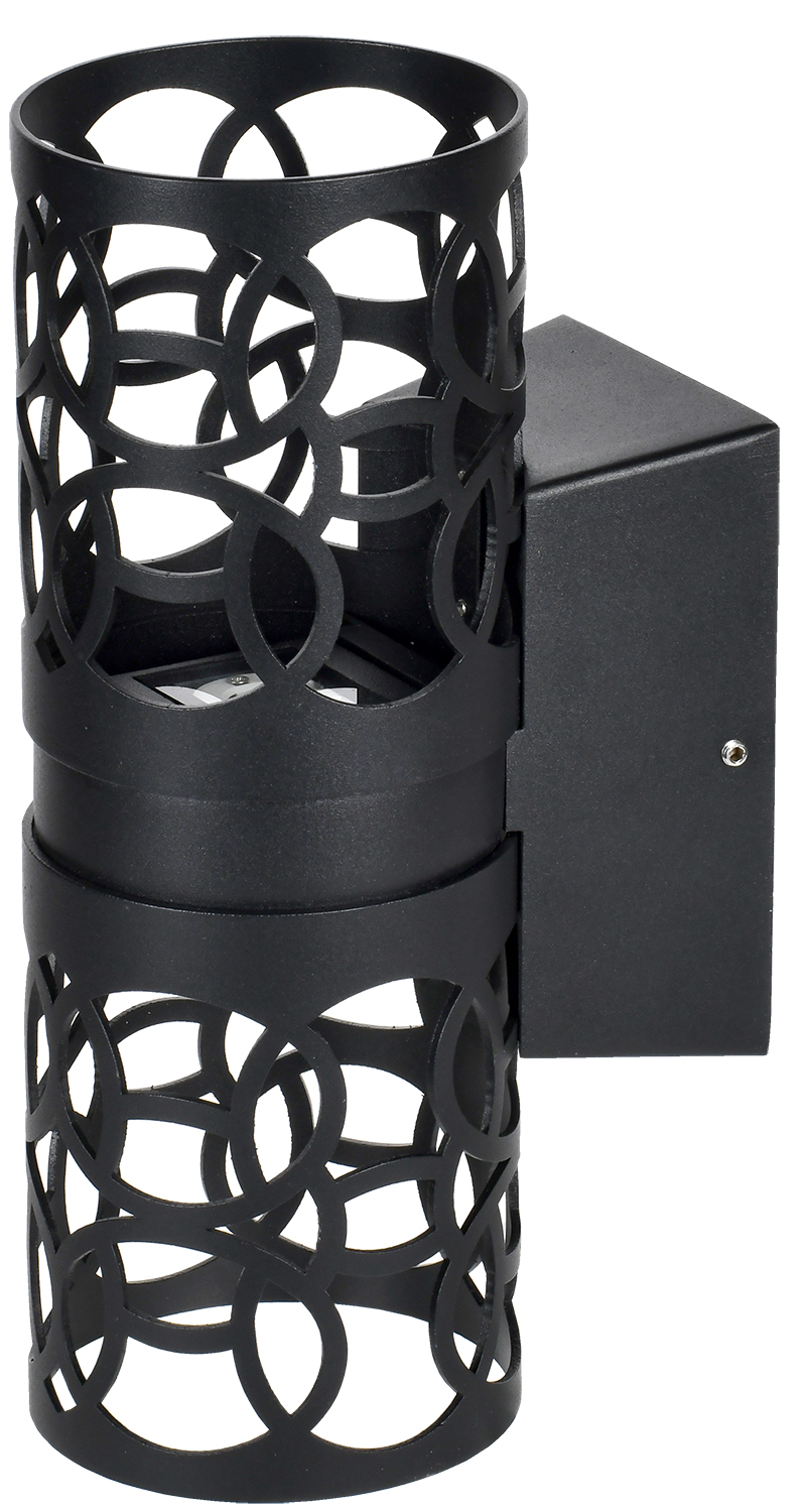 Светильник уличный декоративный для наружного освещения светодиодный 5103 настенный 10 Вт 4000К IP54 черный