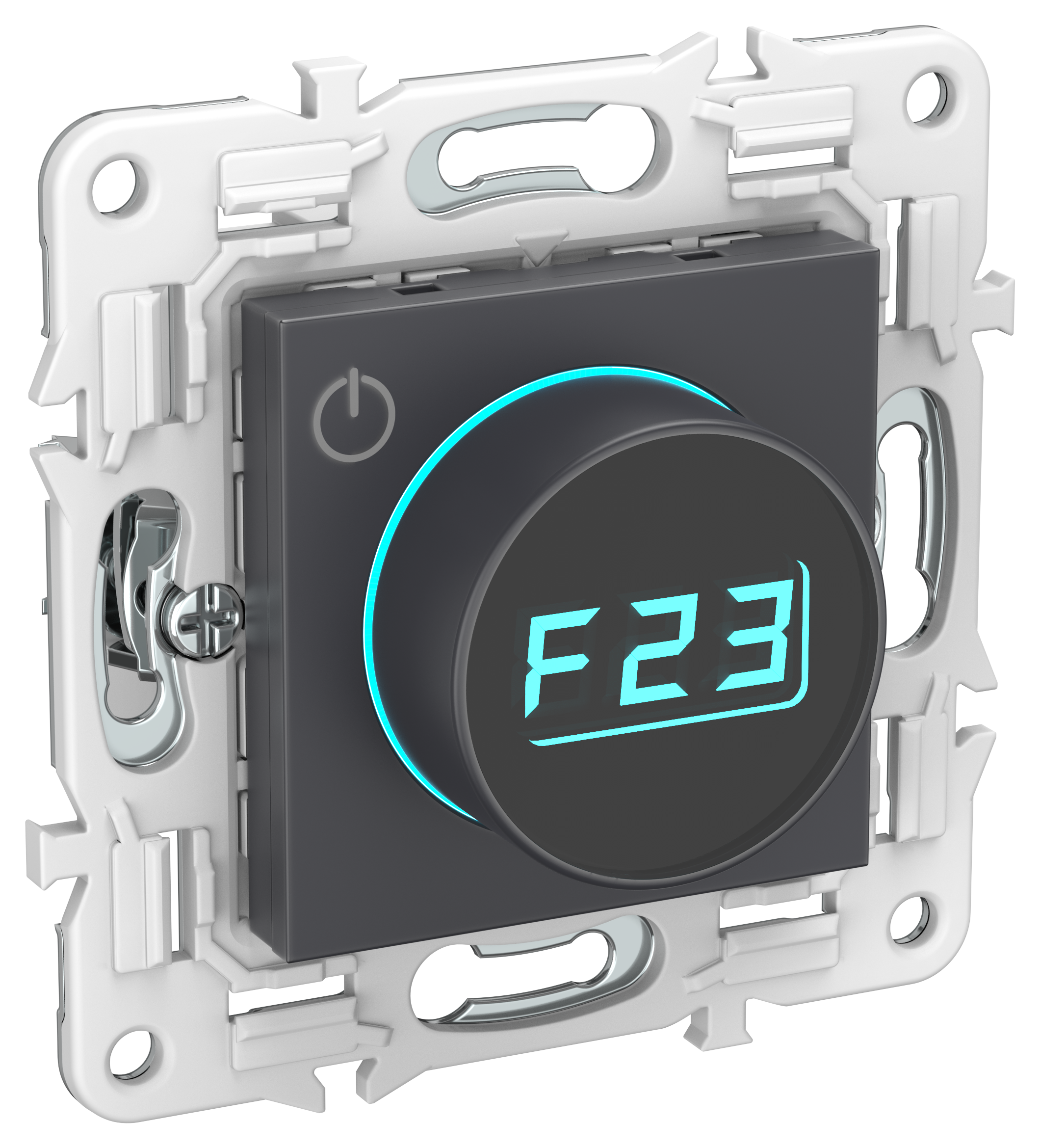 SKANDY Термостат электронный с индикацией SK-T01G графит IEK