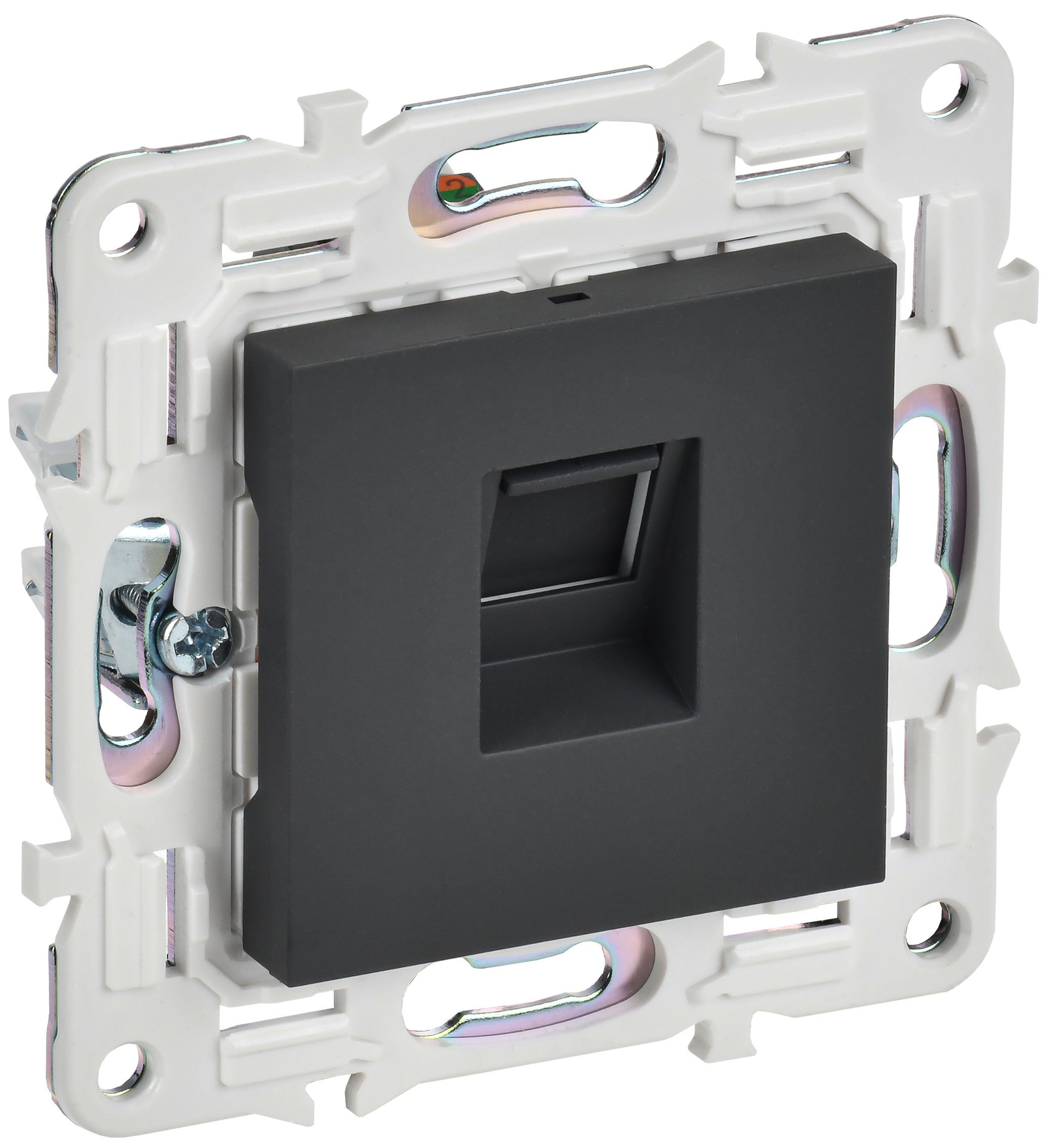 SKANDY Розетка компьютерная RJ45 кат.6 SK-K02G графит IEK