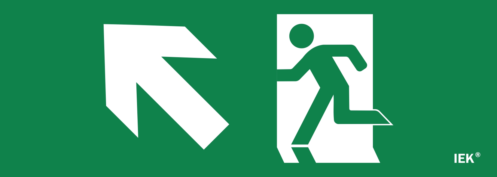 Этикетка самоклеящаяся 280х100 мм ''Фигура/стрелка вверх влево''