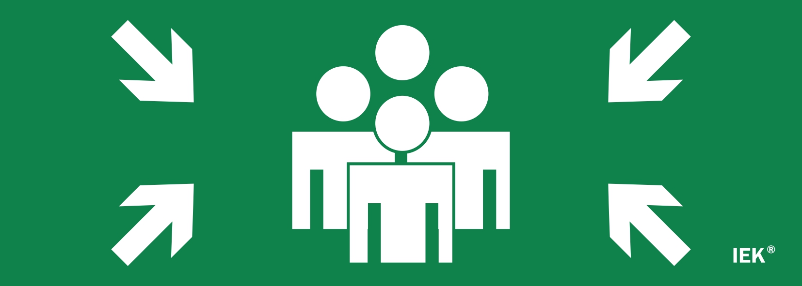 Этикетка самоклеящаяся 280х100 мм ''Место сбора''