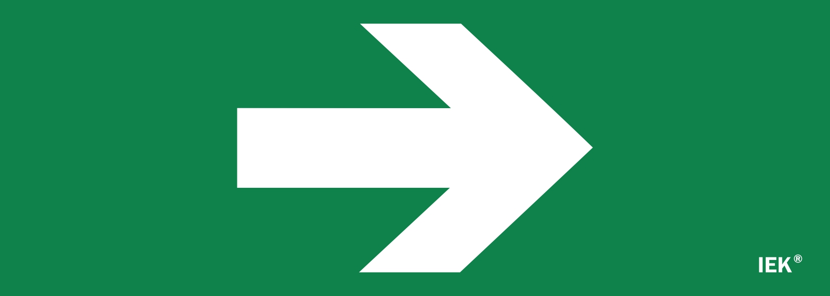 Этикетка самоклеящаяся 280х100 мм ''Направляющая стрелка''