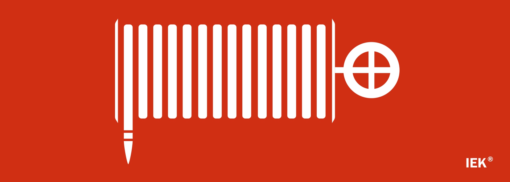 Этикетка самоклеящаяся 280х100 мм ''Пожарный кран''