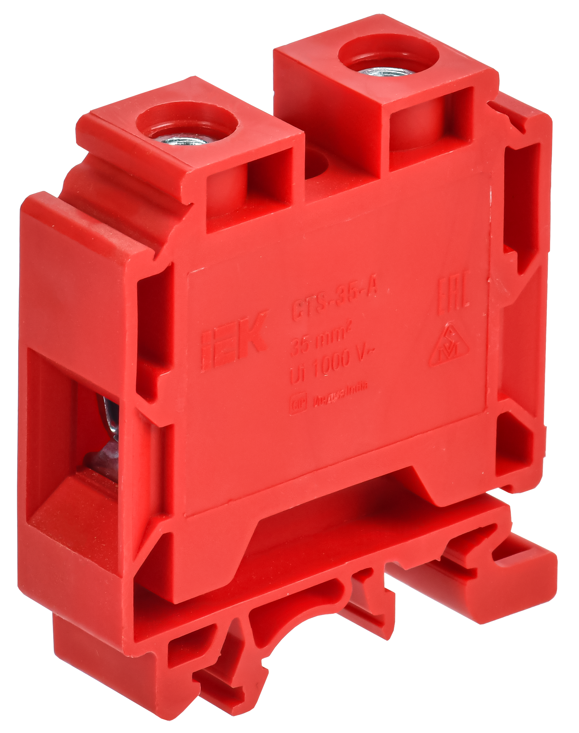 ARMAFIX Клемма винтовая CTS с шестигран. 35мм2 красная IEK